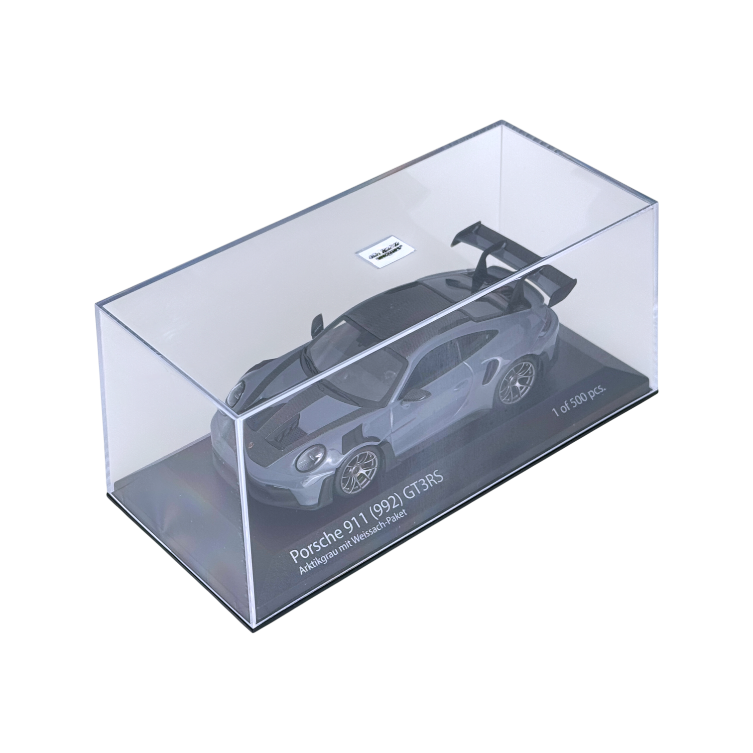 Minichamps Porsche 911 (992) GT3RS Arktikgrau 1:43 Modellauto OVP