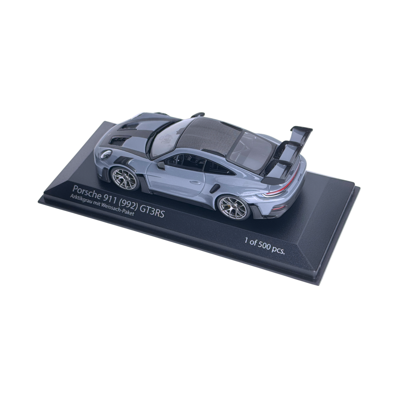 Minichamps Porsche 911 (992) GT3RS Arktikgrau 1:43 Modellauto OVP