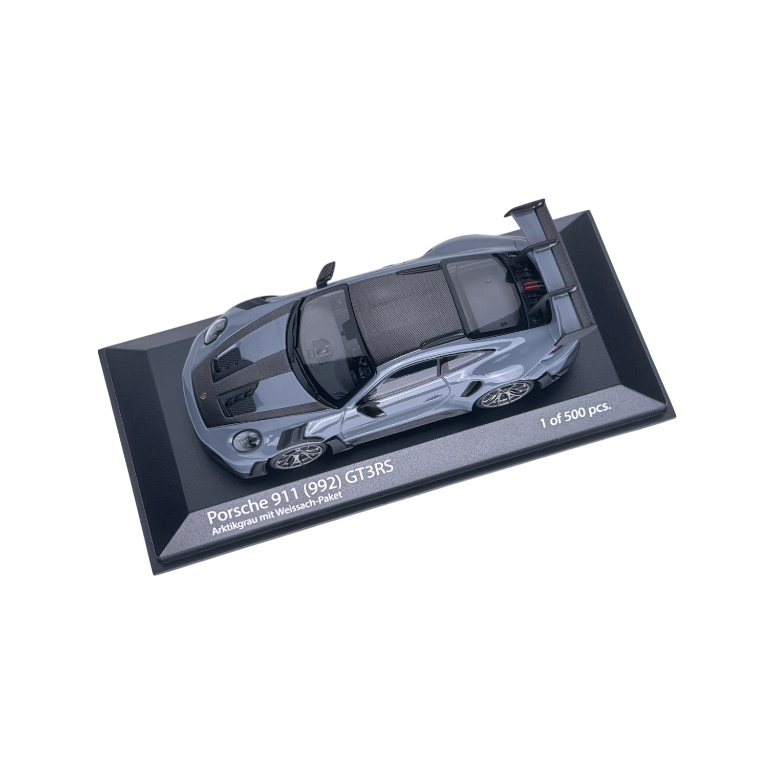 Minichamps Porsche 911 (992) GT3RS Arktikgrau 1:43 Modellauto OVP