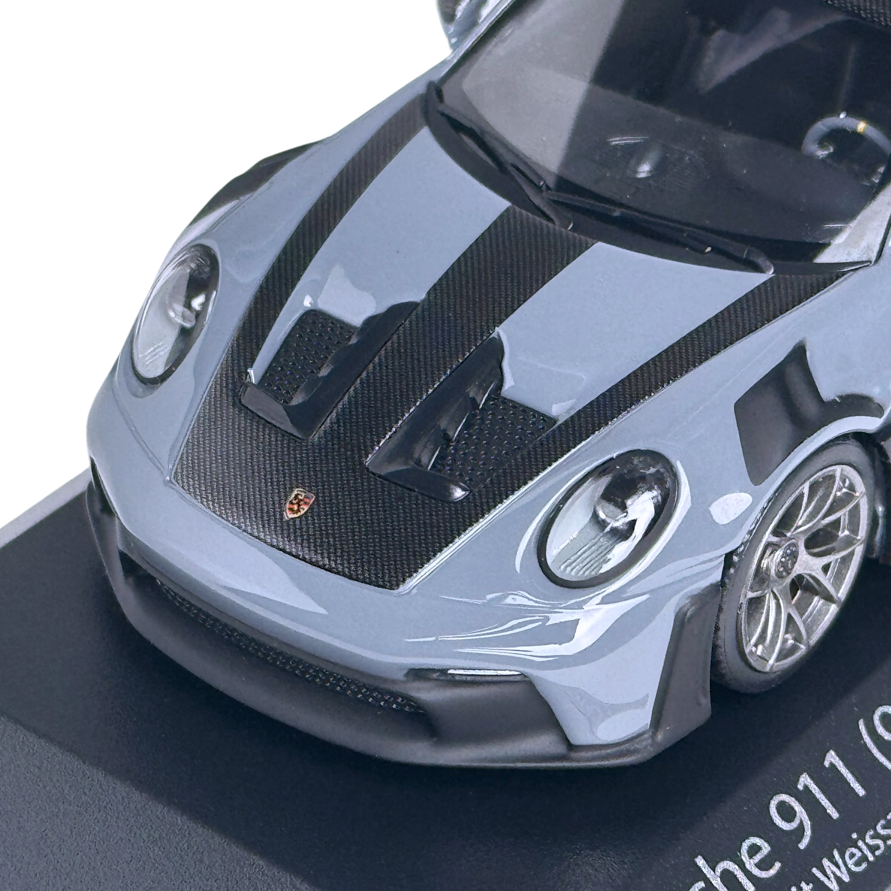 Minichamps Porsche 911 (992) GT3RS Arktikgrau 1:43 Modellauto OVP