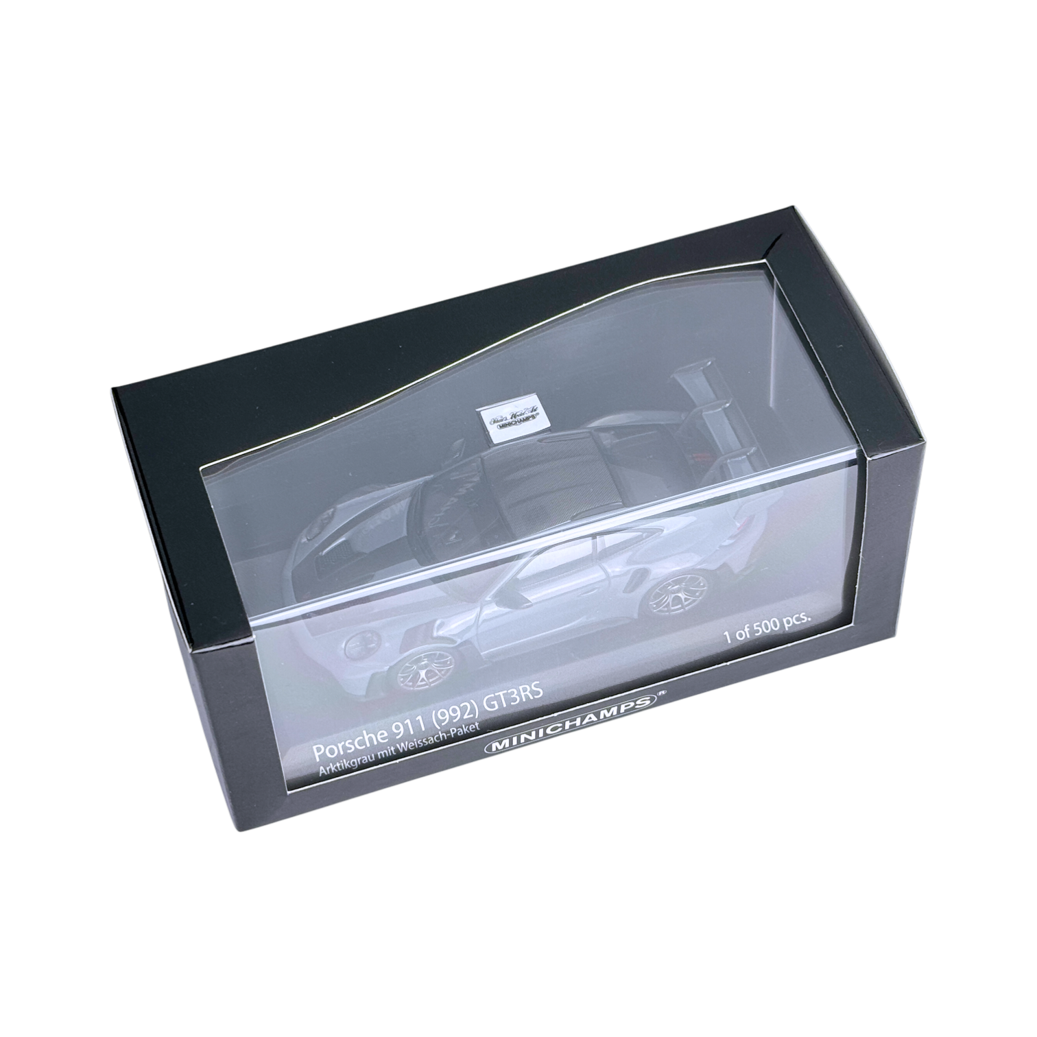 Minichamps Porsche 911 (992) GT3RS Arktikgrau 1:43 Modellauto OVP