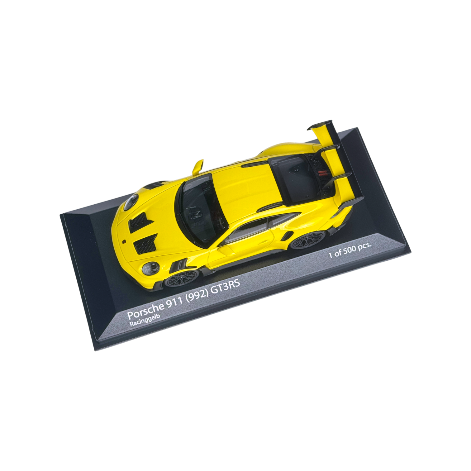 Minichamps Porsche 911 (992) GT3RS Racinggelb 1:43 Modellauto OVP