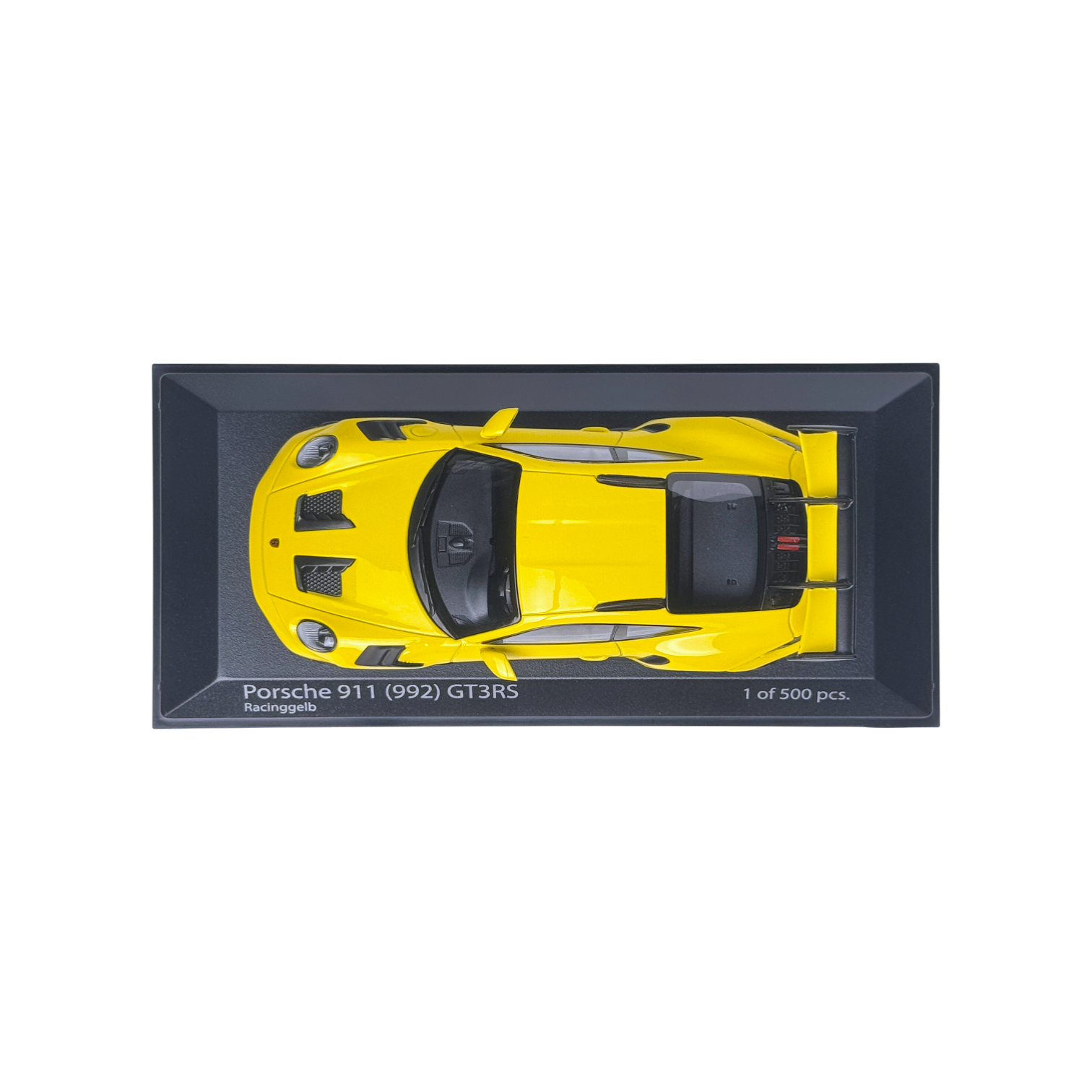 Minichamps Porsche 911 (992) GT3RS Racinggelb 1:43 Modellauto OVP