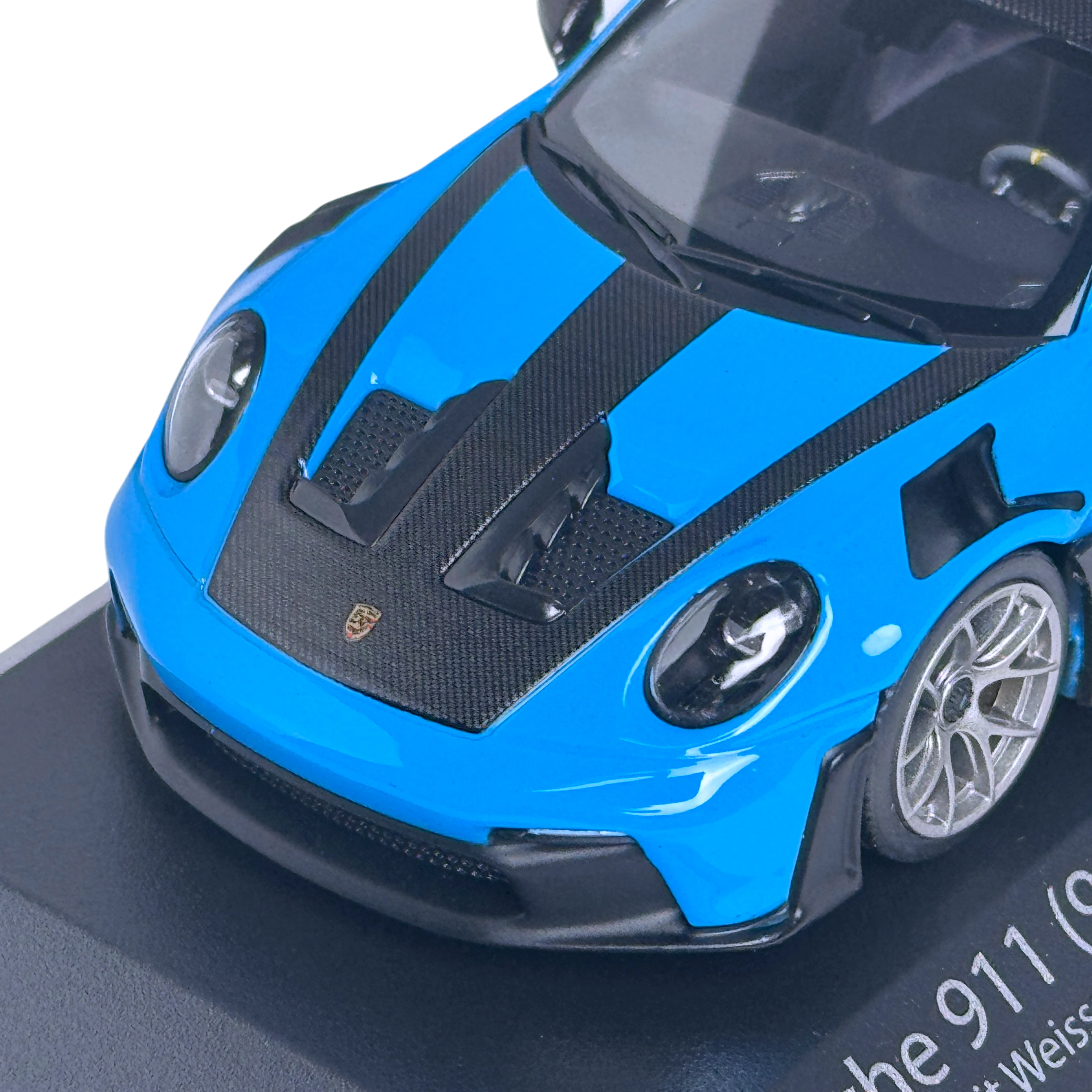 Minichamps Porsche 911 (992) GT3RS Rivierablau 1:43 Modellauto OVP