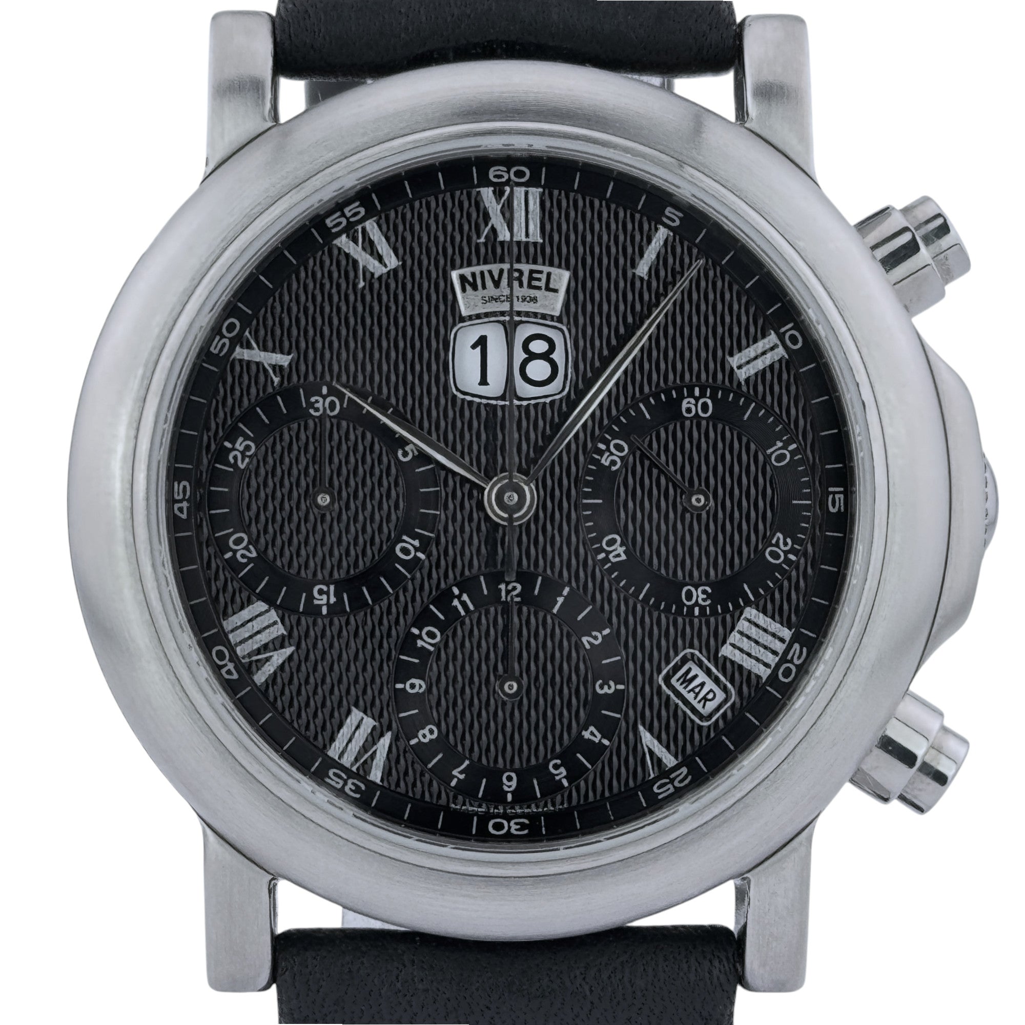 Nivrel Grande Répétition Chronograph Herren Armbanduhr Automatik Ref. N 580.001