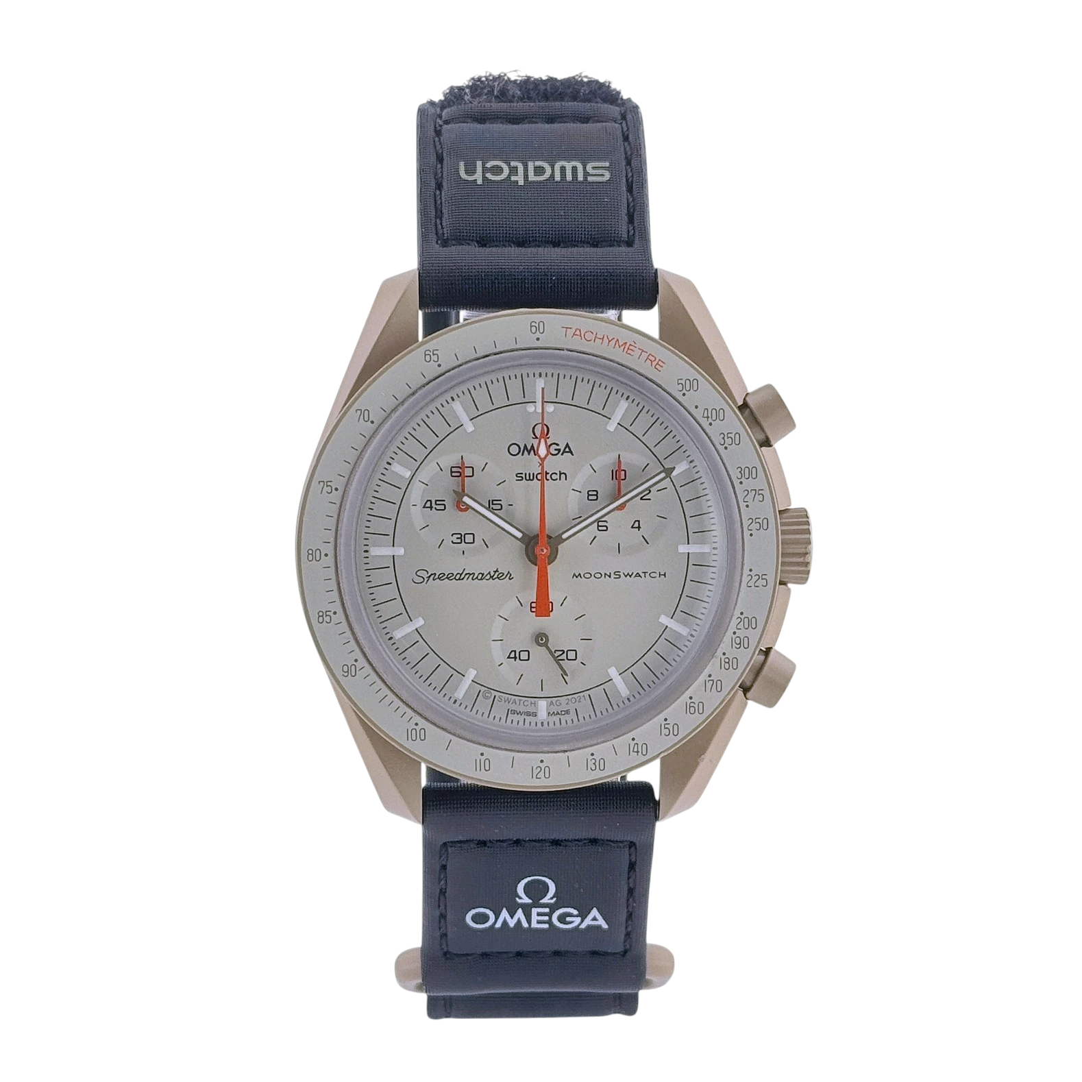 OMEGA X Swatch MoonSwatch Mission to Jupiter Armbanduhr 42 mm SO33C100