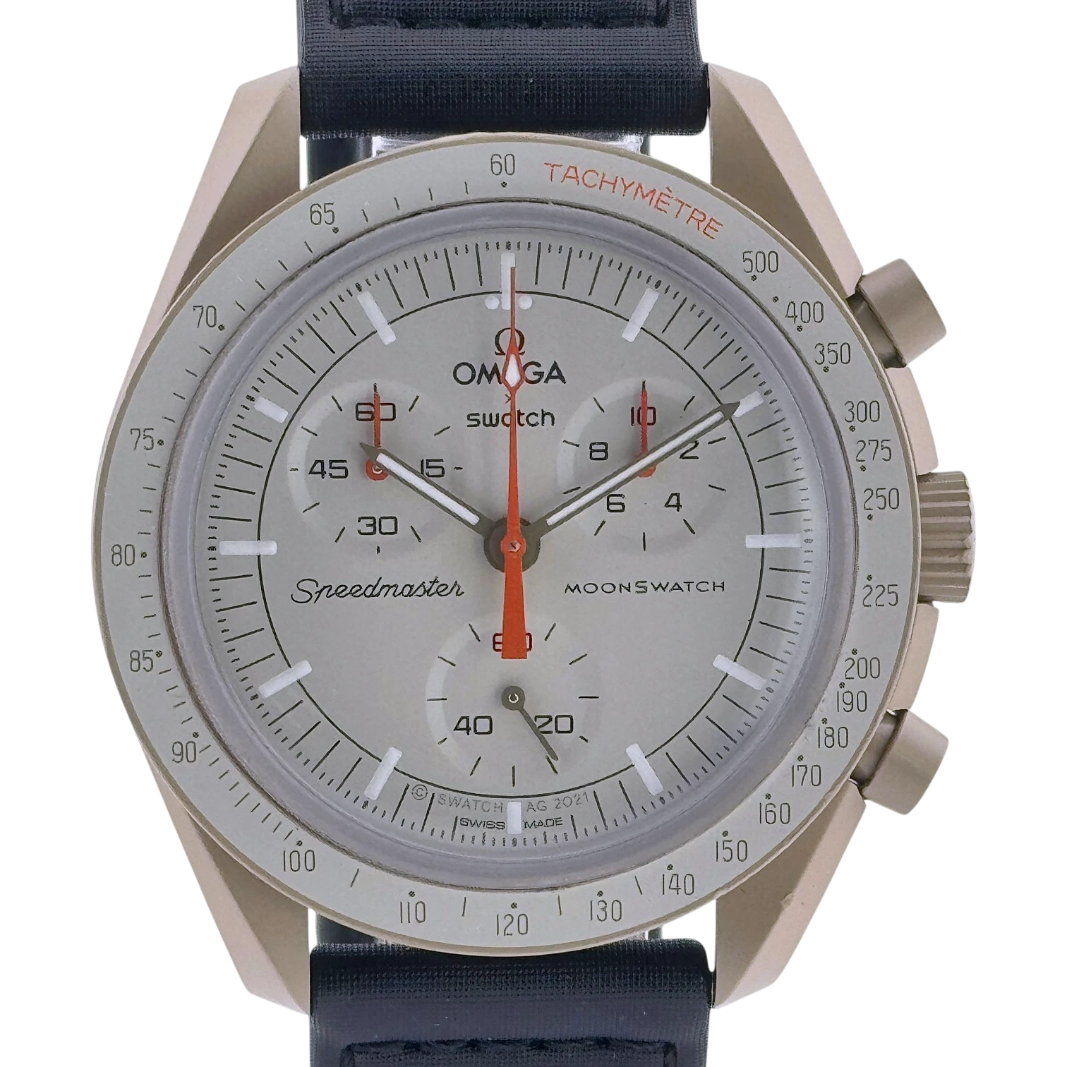 OMEGA X Swatch MoonSwatch Mission to Jupiter Armbanduhr 42 mm SO33C100