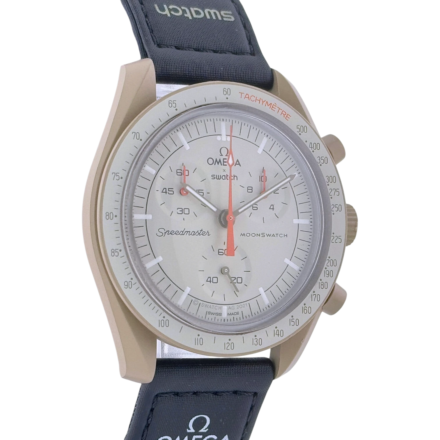 OMEGA X Swatch MoonSwatch Mission to Jupiter Armbanduhr 42 mm SO33C100