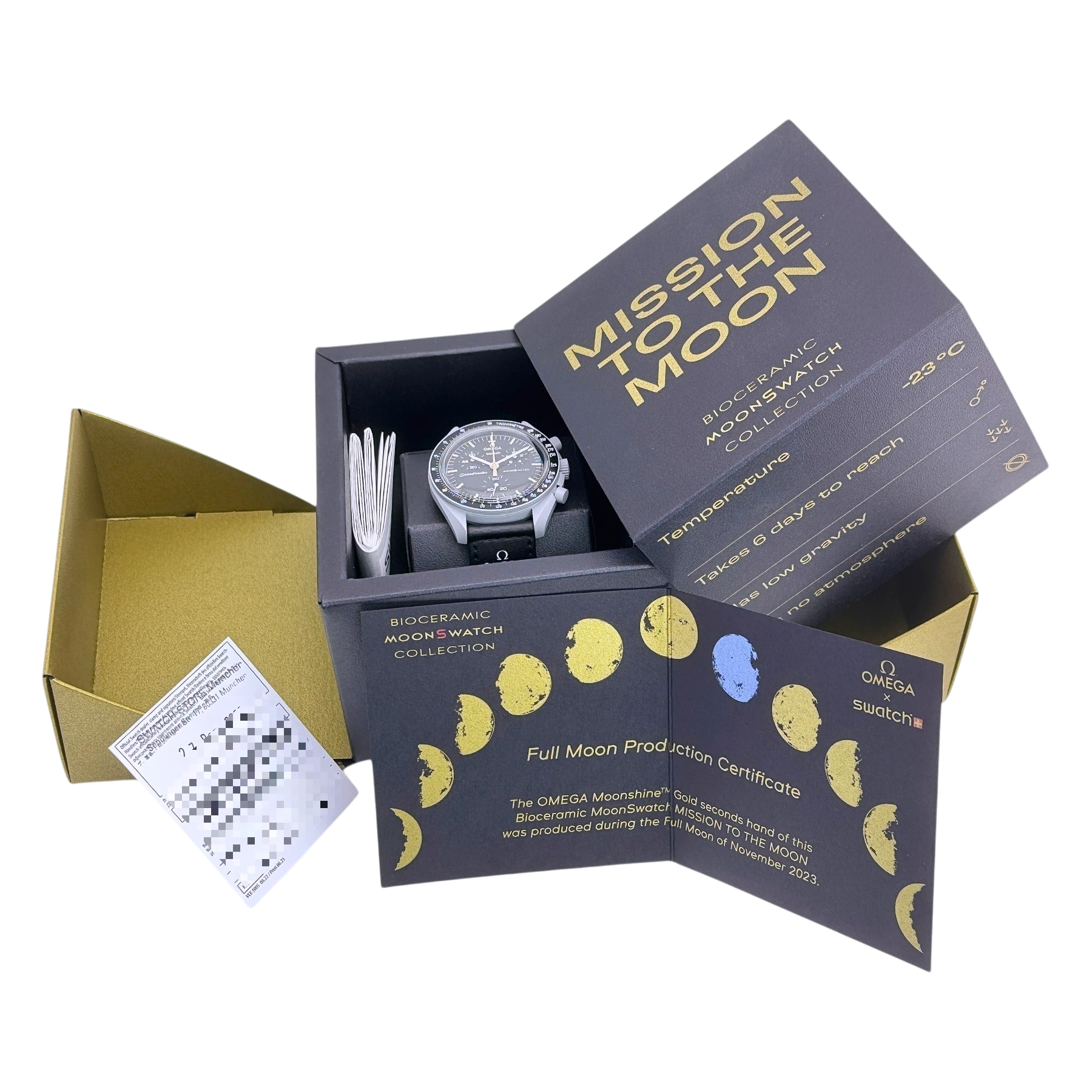 OMEGA X Swatch MoonSwatch Mission to Moonshine Gold "Snowflake" Ref. SO33M102-112