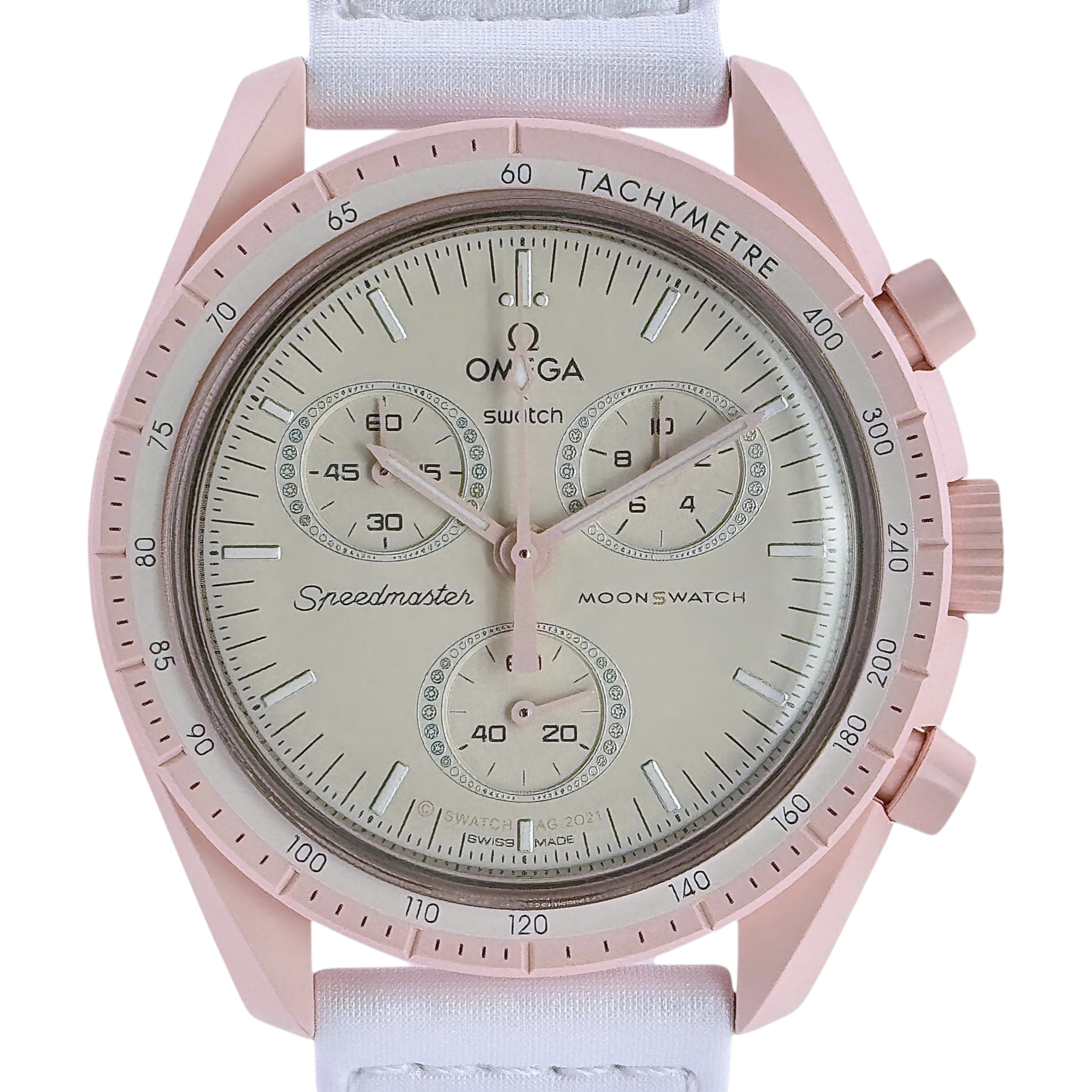 OMEGA X Swatch MoonSwatch Mission to Venus Armbanduhr 42 mm SO33P100