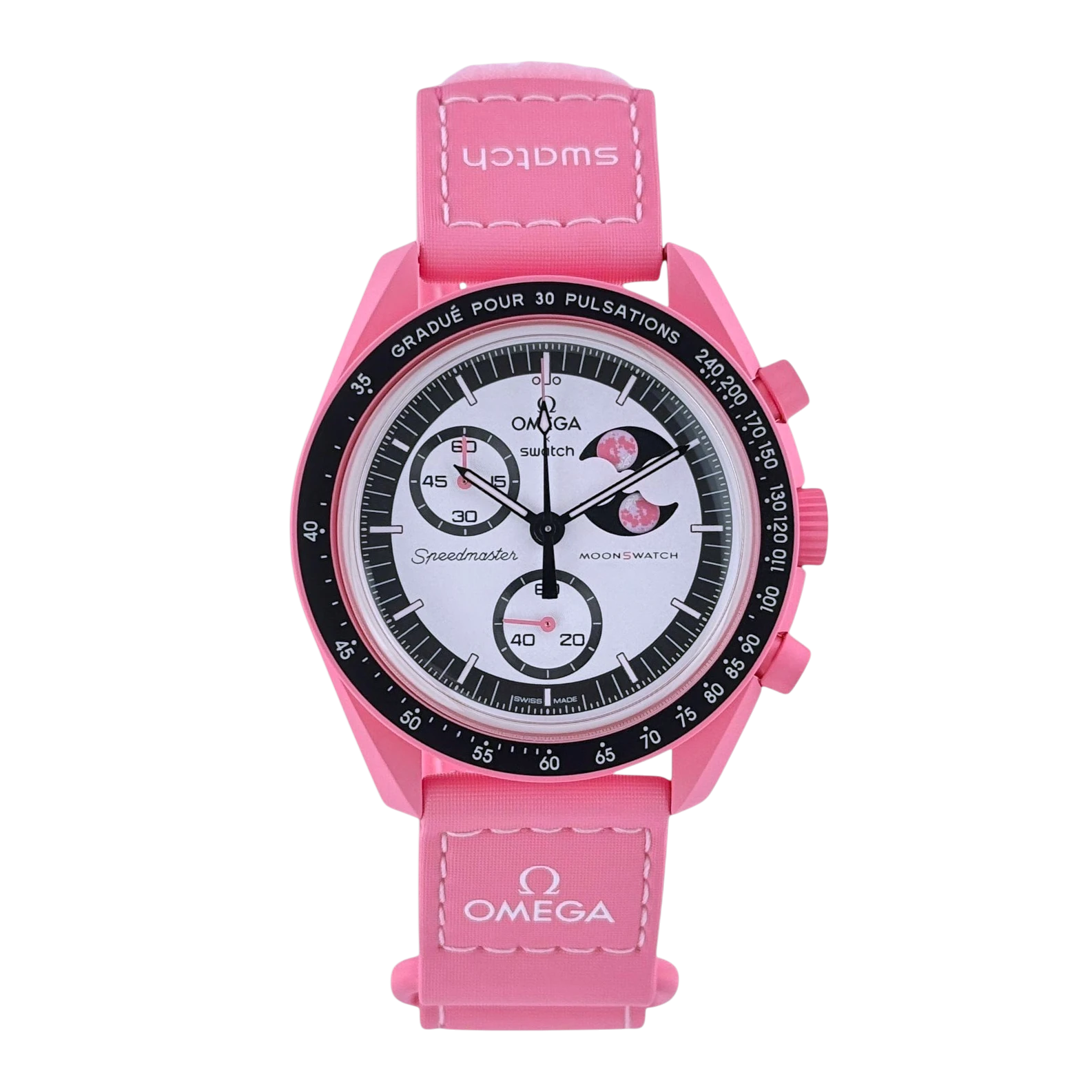 OMEGA X Swatch MoonSwatch Mission to the Pink Moonphase Ref. SO33P700