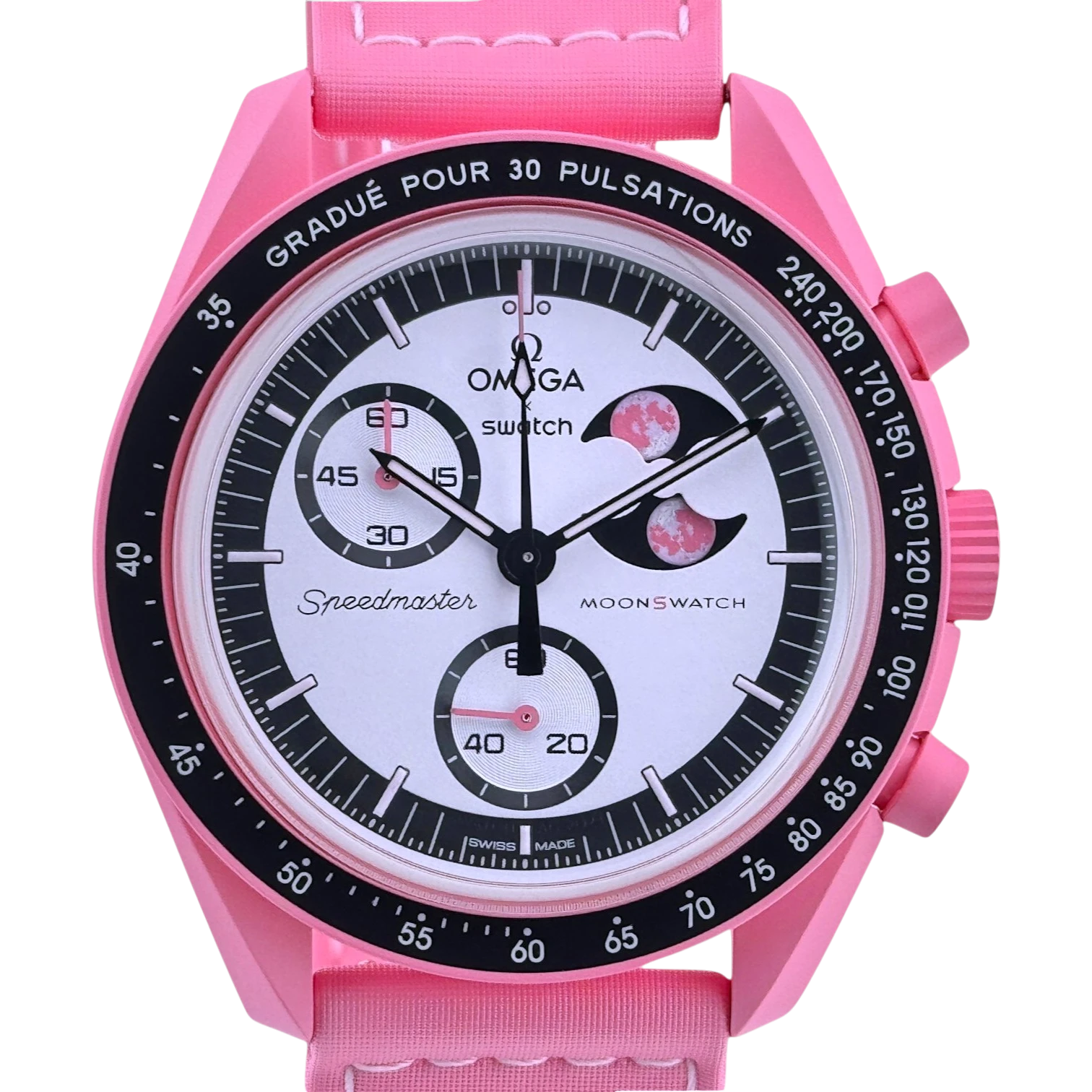 OMEGA X Swatch MoonSwatch Mission to the Pink Moonphase Ref. SO33P700
