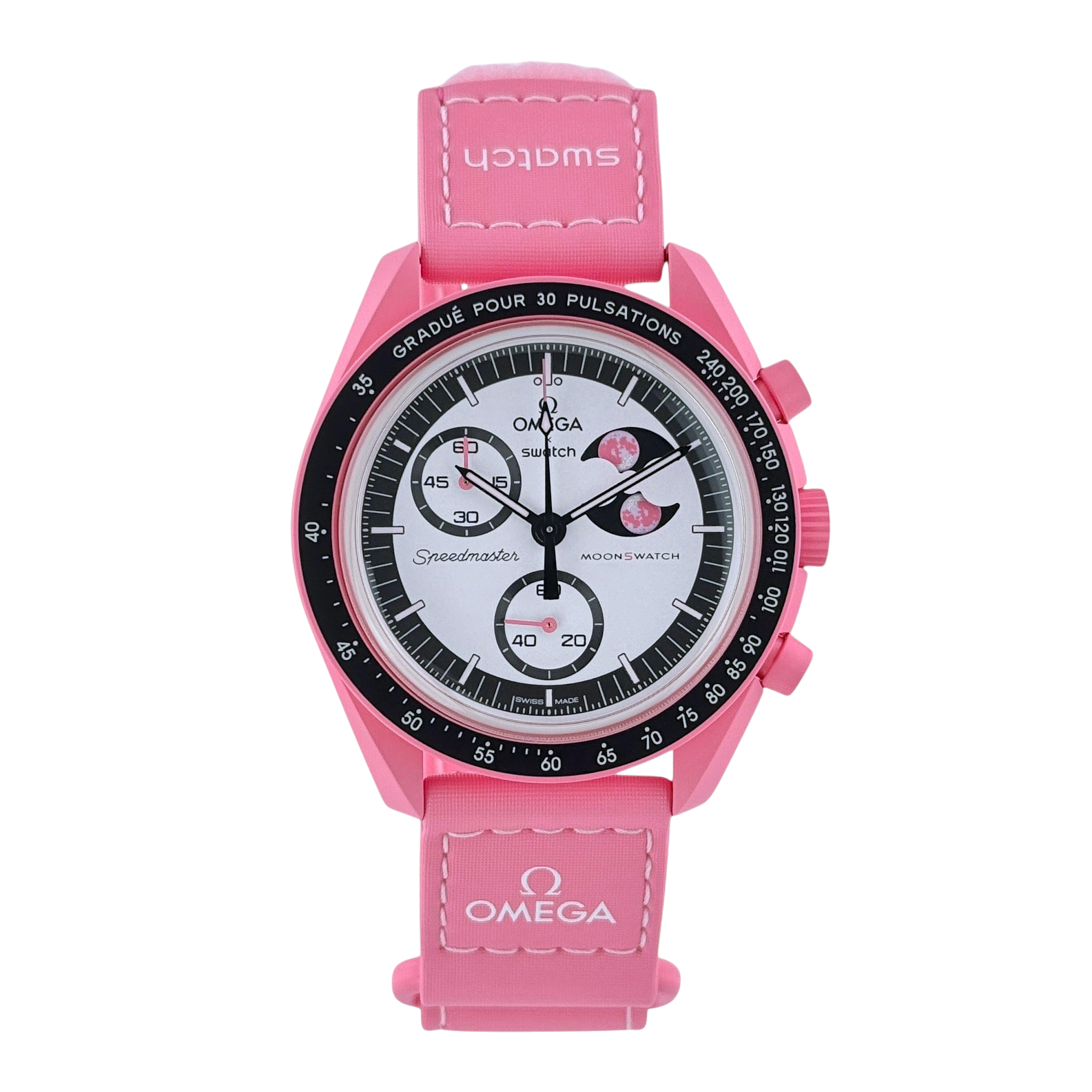 OMEGA X Swatch MoonSwatch Mission to the Pink Moonphase SO33P700