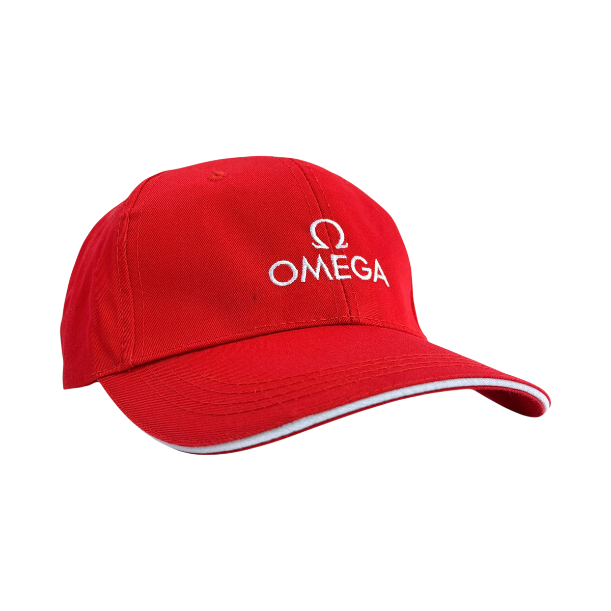 Omega Cap Golf Cap Hat Red display picture 1