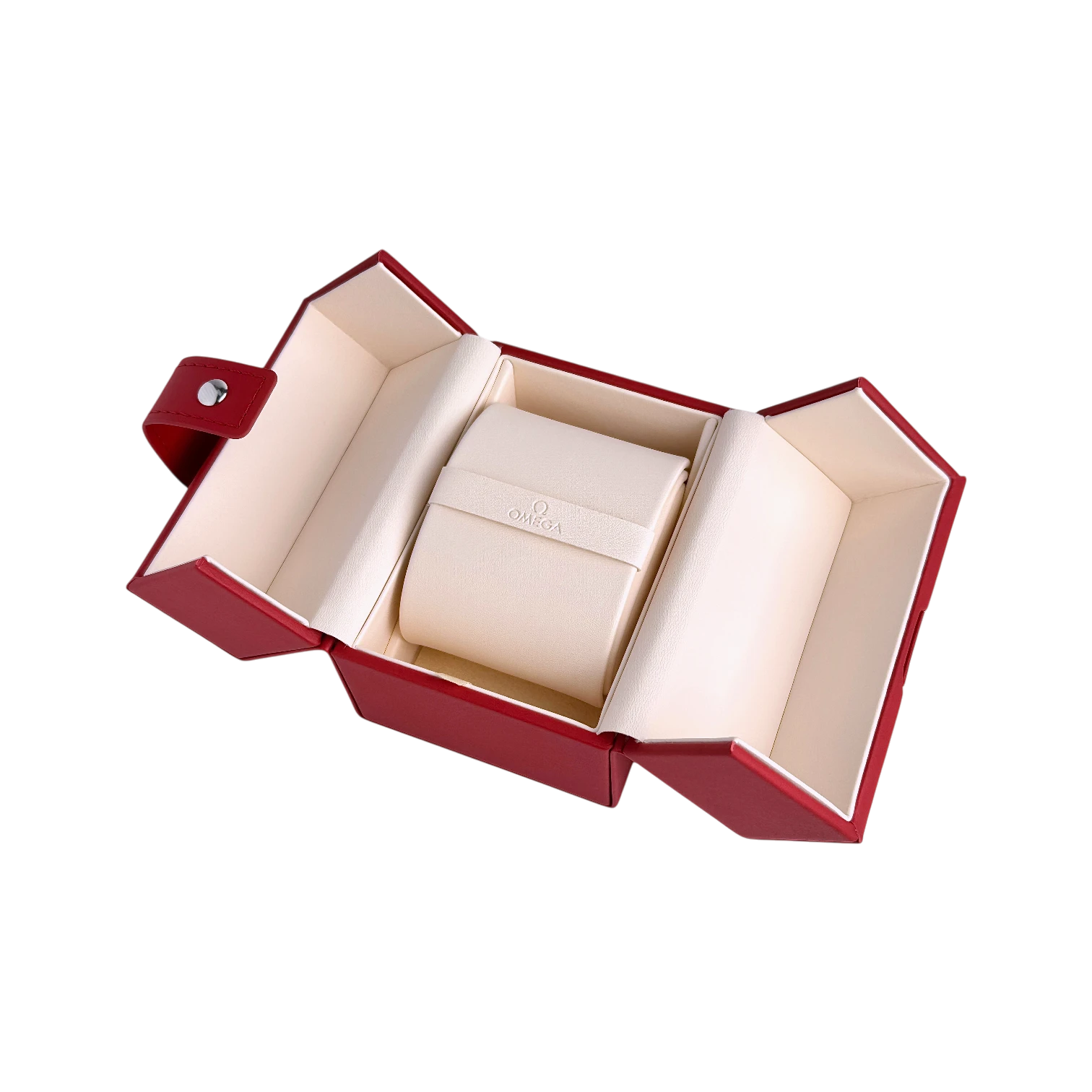 Omega Holz Uhrenbox Aufbewahrung Box Umkarton Braun wood watch storage box brown