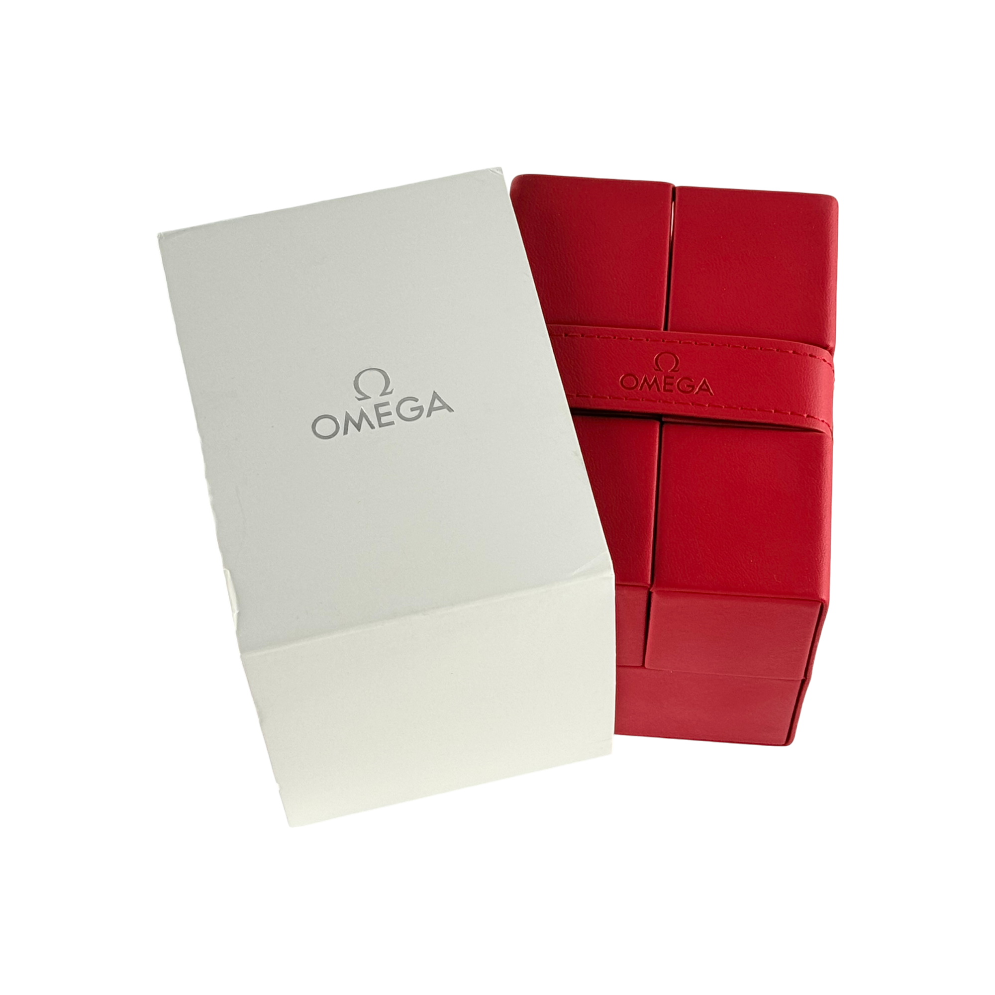 Omega watch case red