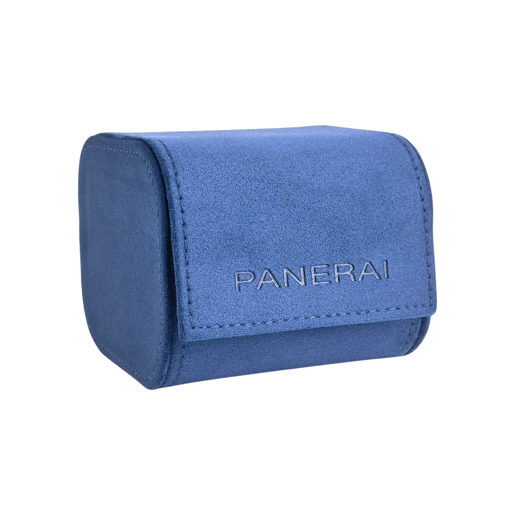 Panerai Uhrenetui Etui Reiseetui Reisebox Box Blau service travel case pouch