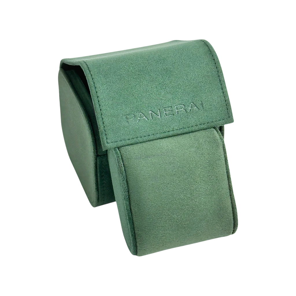 Panerai Uhrenetui Etui Reiseetui Reisebox Box Grün service travel case pouch