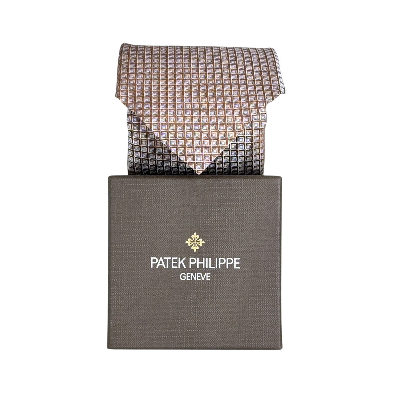 Patek Philippe Krawatte Schleife Braun 100 % Seide 2022 silk tie necktie brown