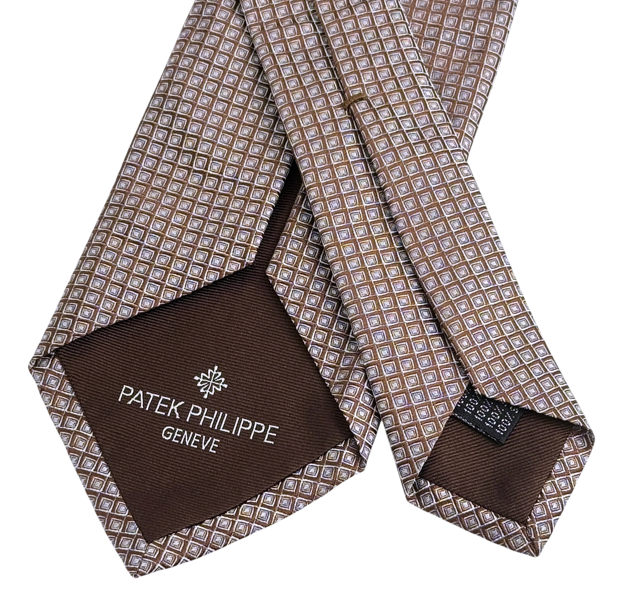 Patek Philippe Krawatte Schleife Braun 100 % Seide 2022 silk tie necktie brown