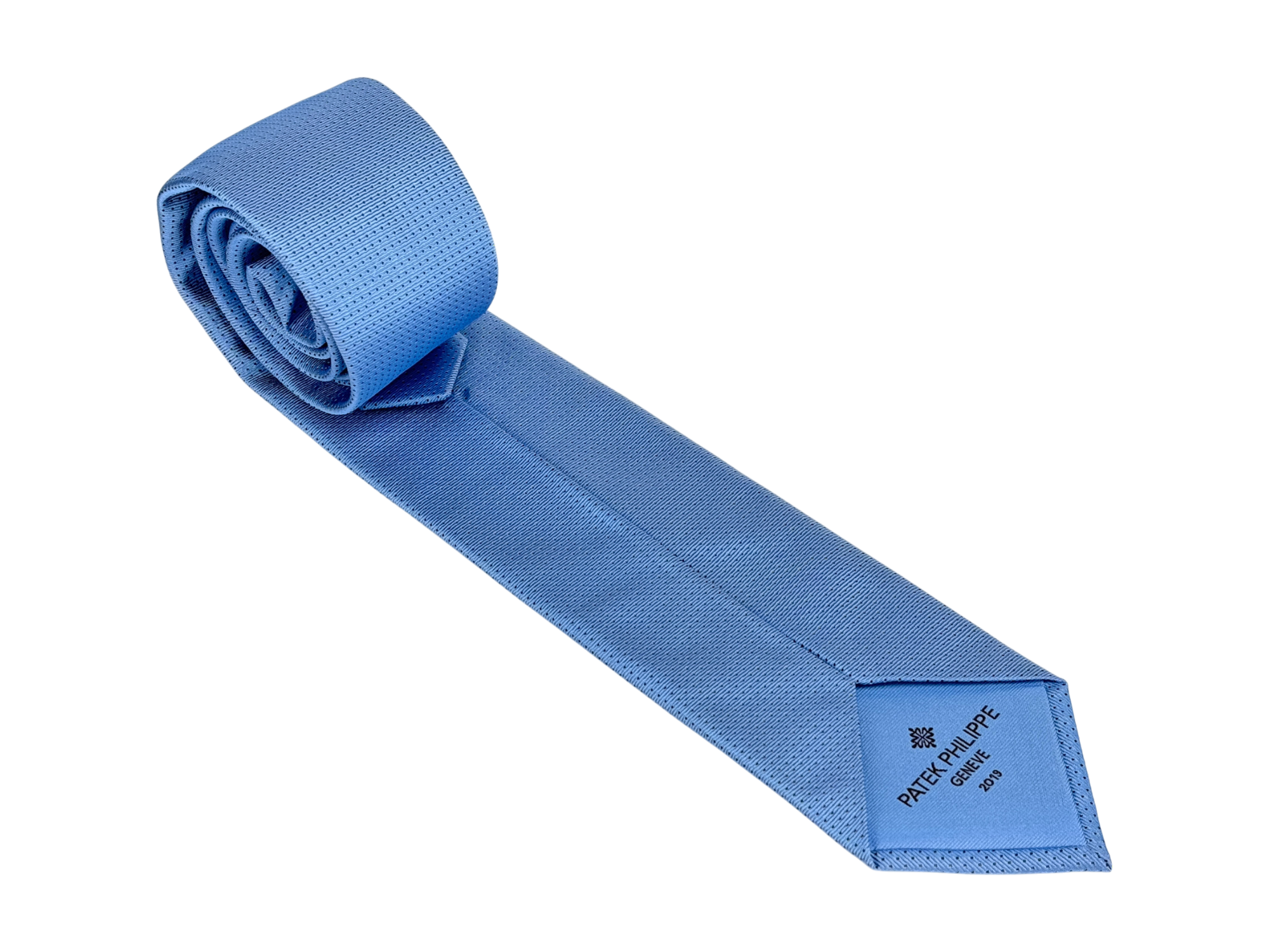 Patek Philippe Krawatte Schleife Hellblau 100 % Seide silk tie necktie blue