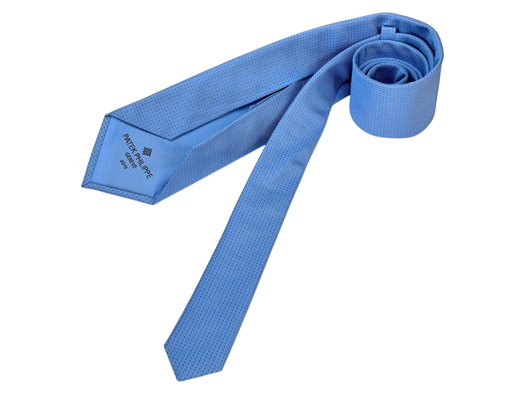 Patek Philippe Krawatte Schleife Hellblau 100 % Seide silk tie necktie blue