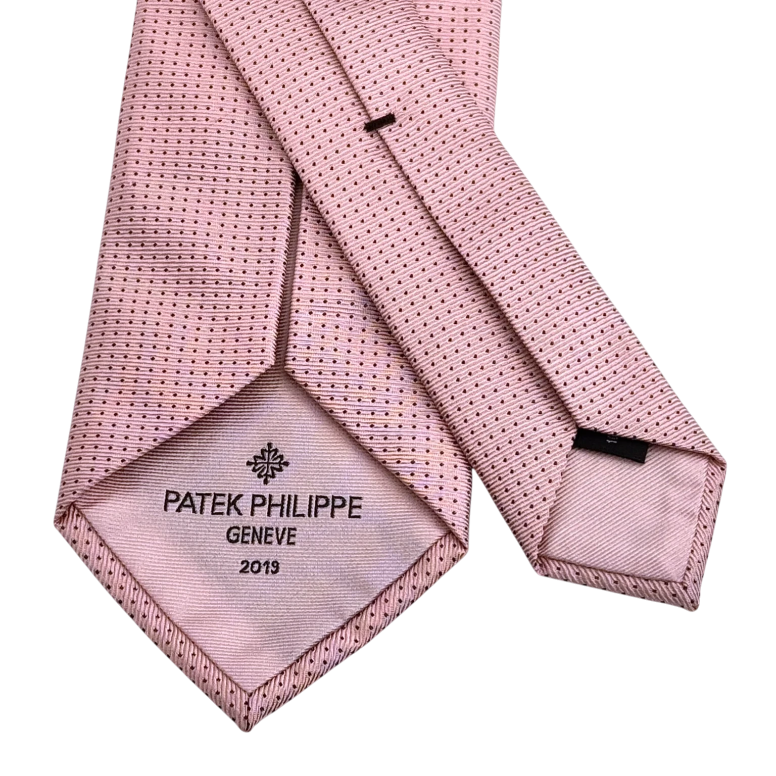 Patek Philippe Krawatte in Rosa aus 100 % Seide (2019)