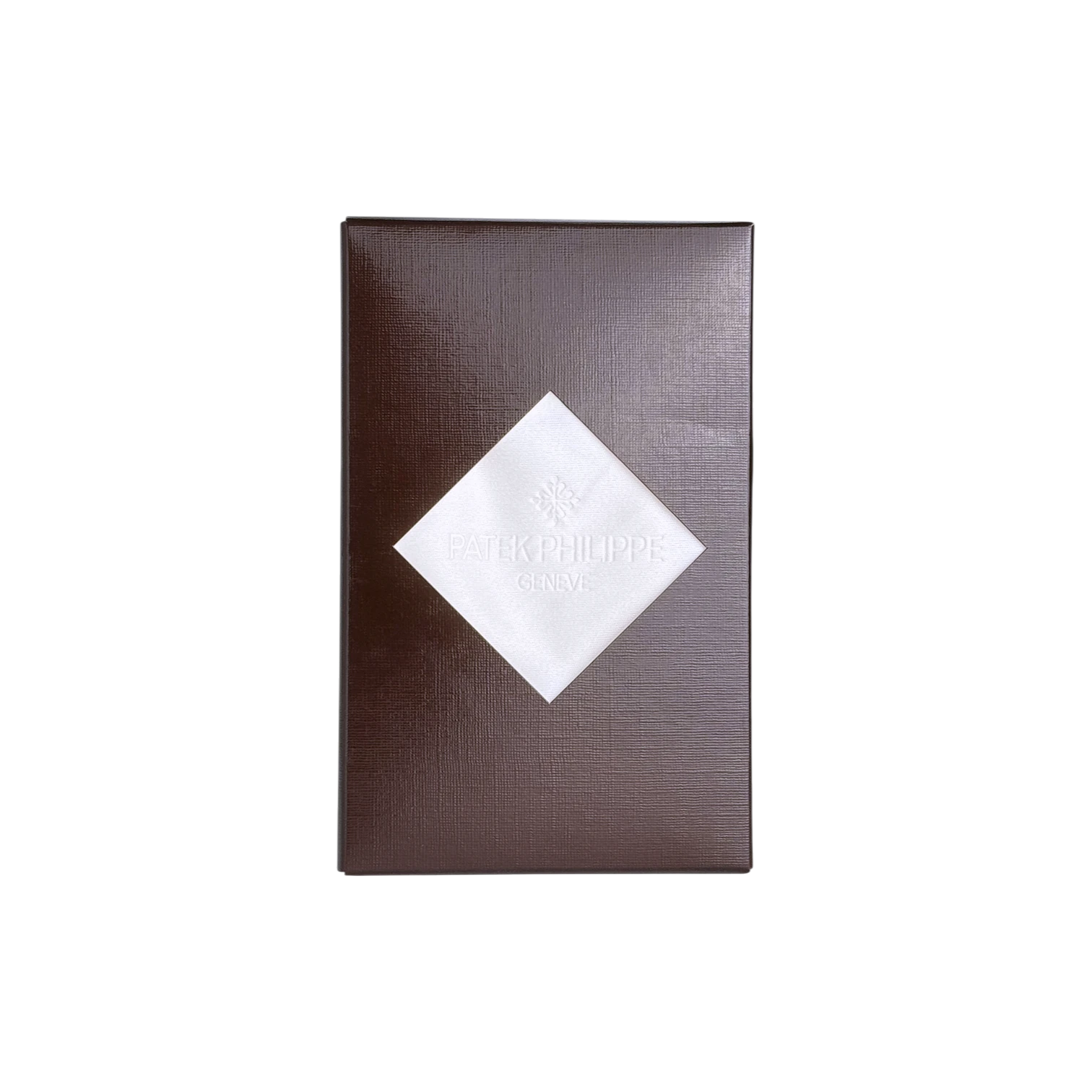 Patek Philippe Poliertuch - Reinigungstuch in Weiß/Beige 21x21 cm