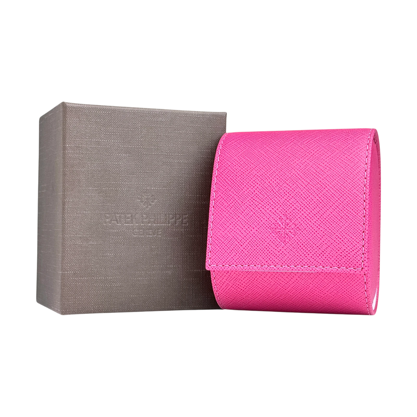 Patek Philippe Uhrenetui Aufbewahrung Etui Reiseetui Box Pink travel case pouch