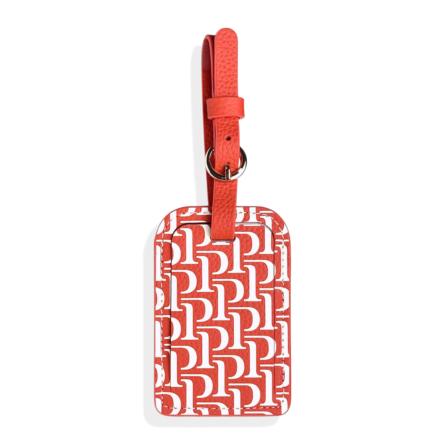 Piaget Kofferanhänger Adressanhänger Namensschild für Koffer Orange