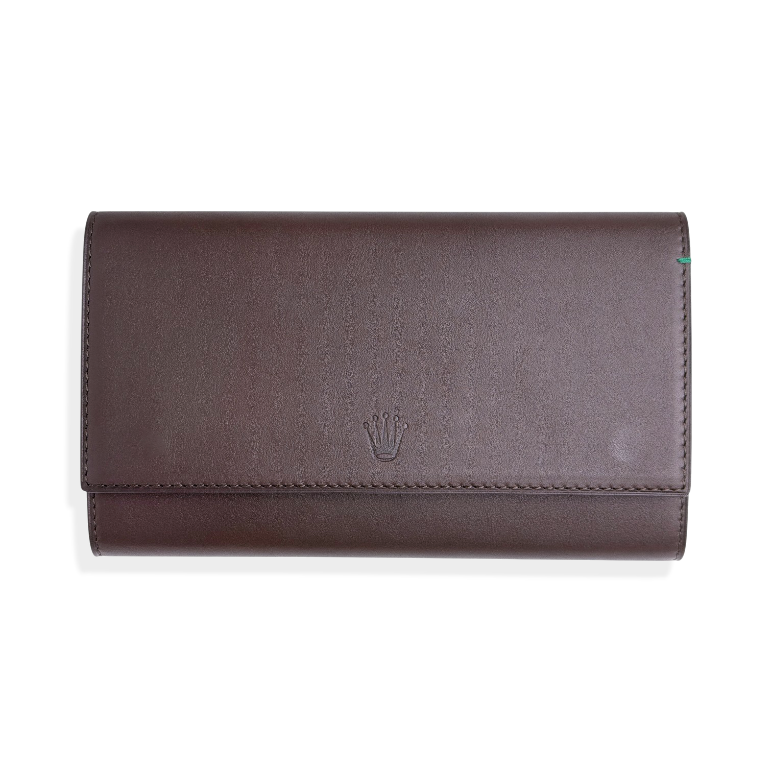 Rolex 3er-Uhrenetui Etui Reiseetui Leder Braun mit Umkarton