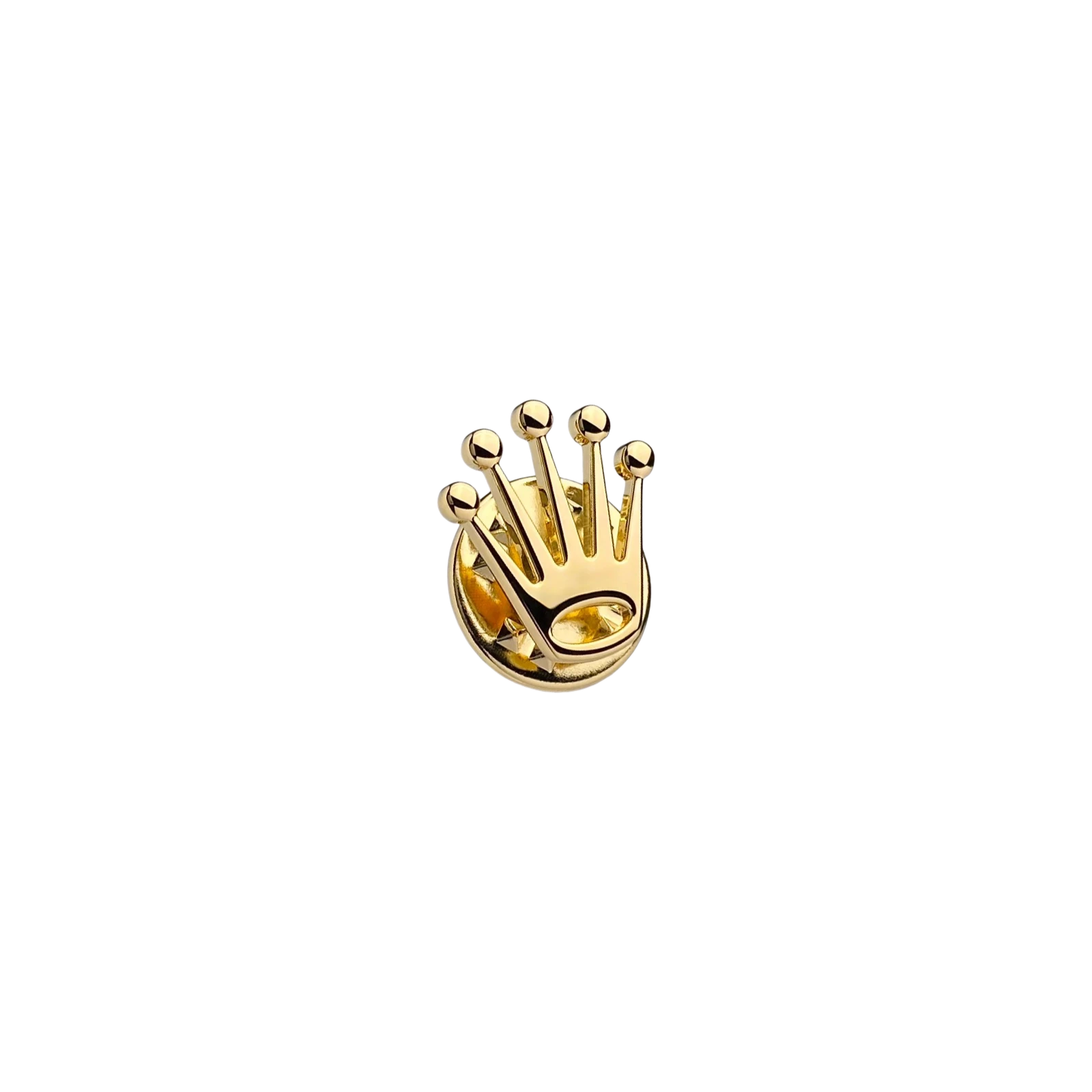 Rolex Anstecknadel Stecknadel Steckkopf Anstecker Pin in Gold badge in gold
