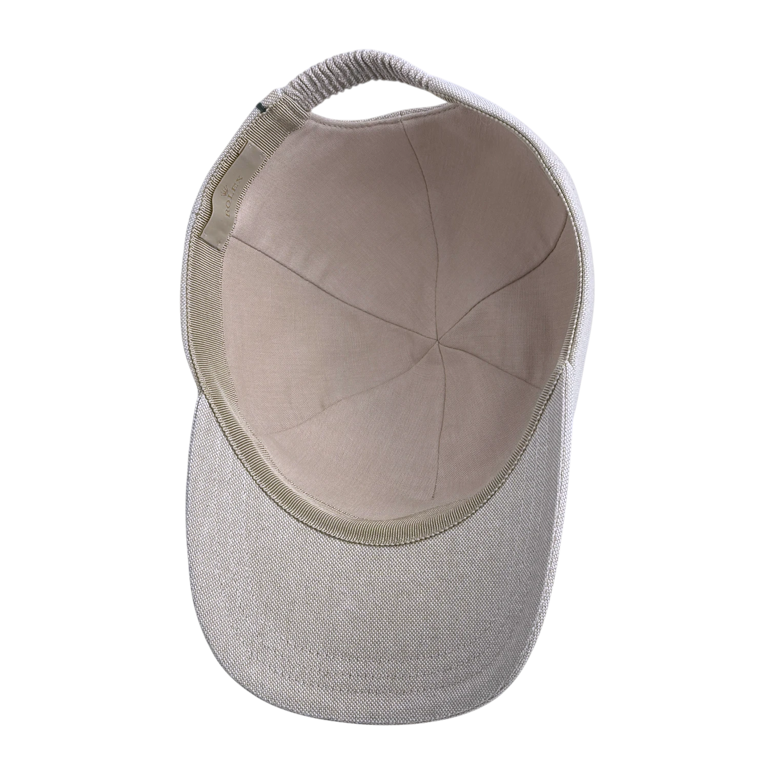 Rolex Cap Beige mit Staubbeutel - Kappe aus 100 % Baumwolle