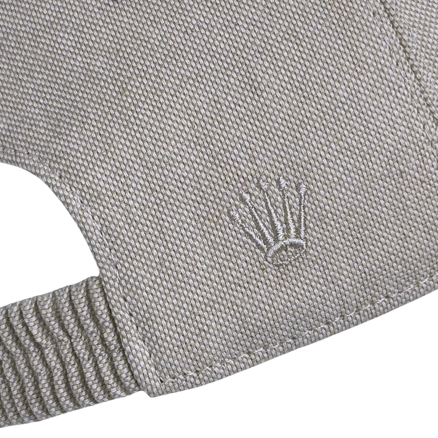 Rolex Cap Beige mit Staubbeutel - Kappe aus 100 % Baumwolle