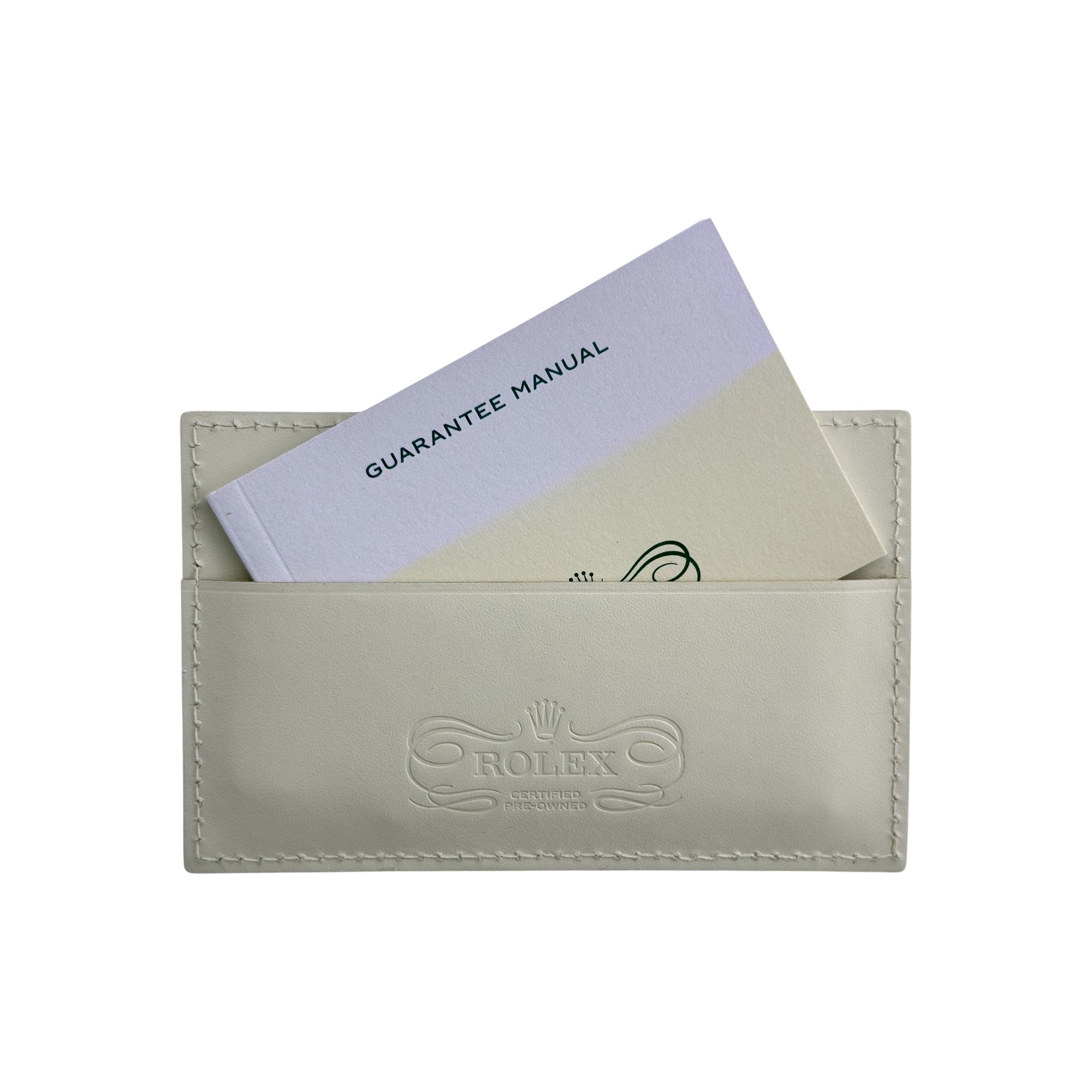 Rolex "Certified pre-owned" (CPO) Kartenetui mit Garantie Handbuch