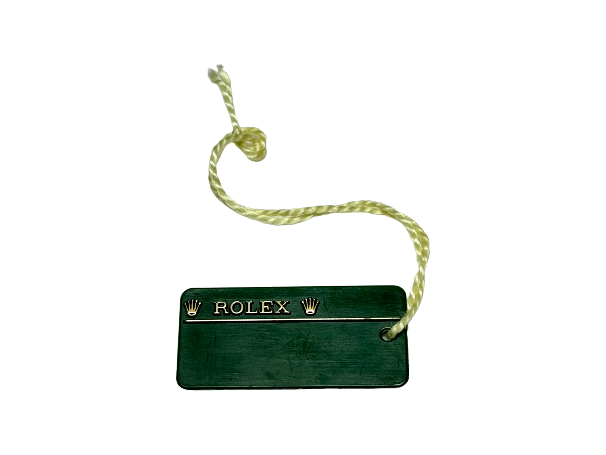 Rolex Datejust 36 Ref. 116234 Oyster Swimpruf Hang Tag Anhänger Grün