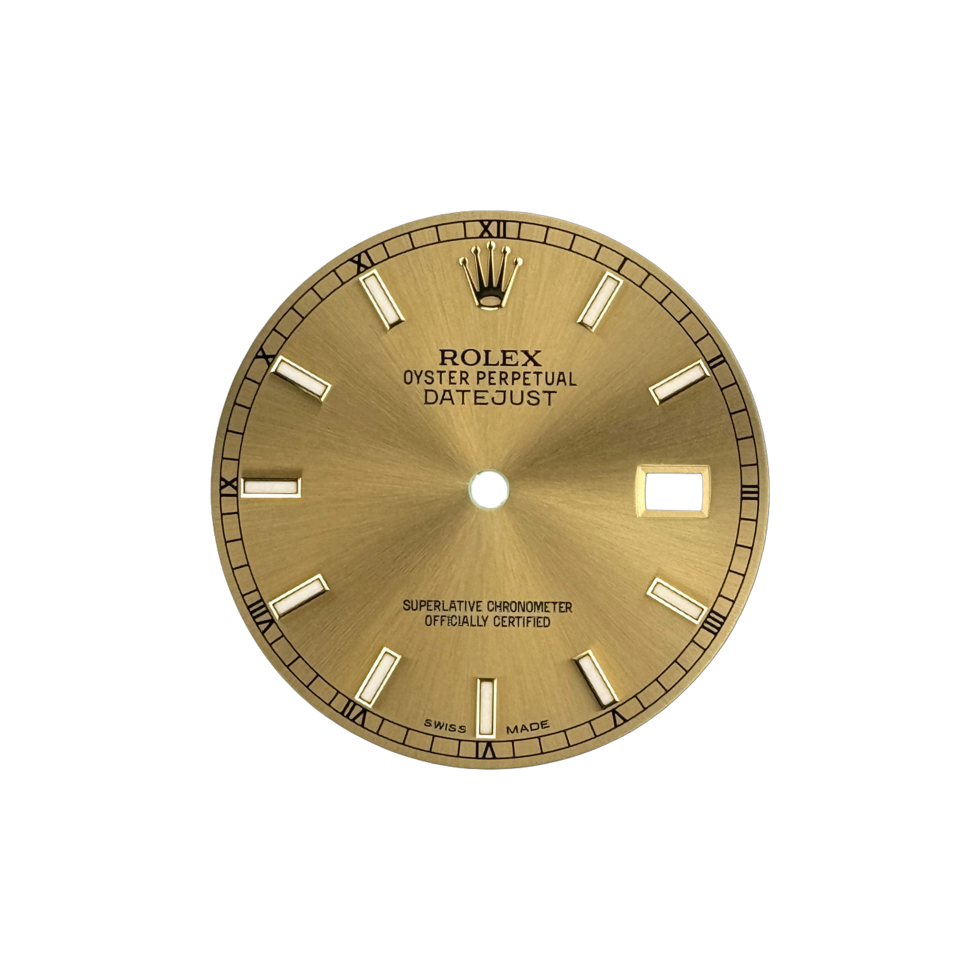 Rolex Datejust 36 mm Ref. 116233 Ersatz Zifferblatt Champagner Gold dial Rolex 116233 Ersatz Zifferblatt Dial Datejust 36 mm Champagner Roman