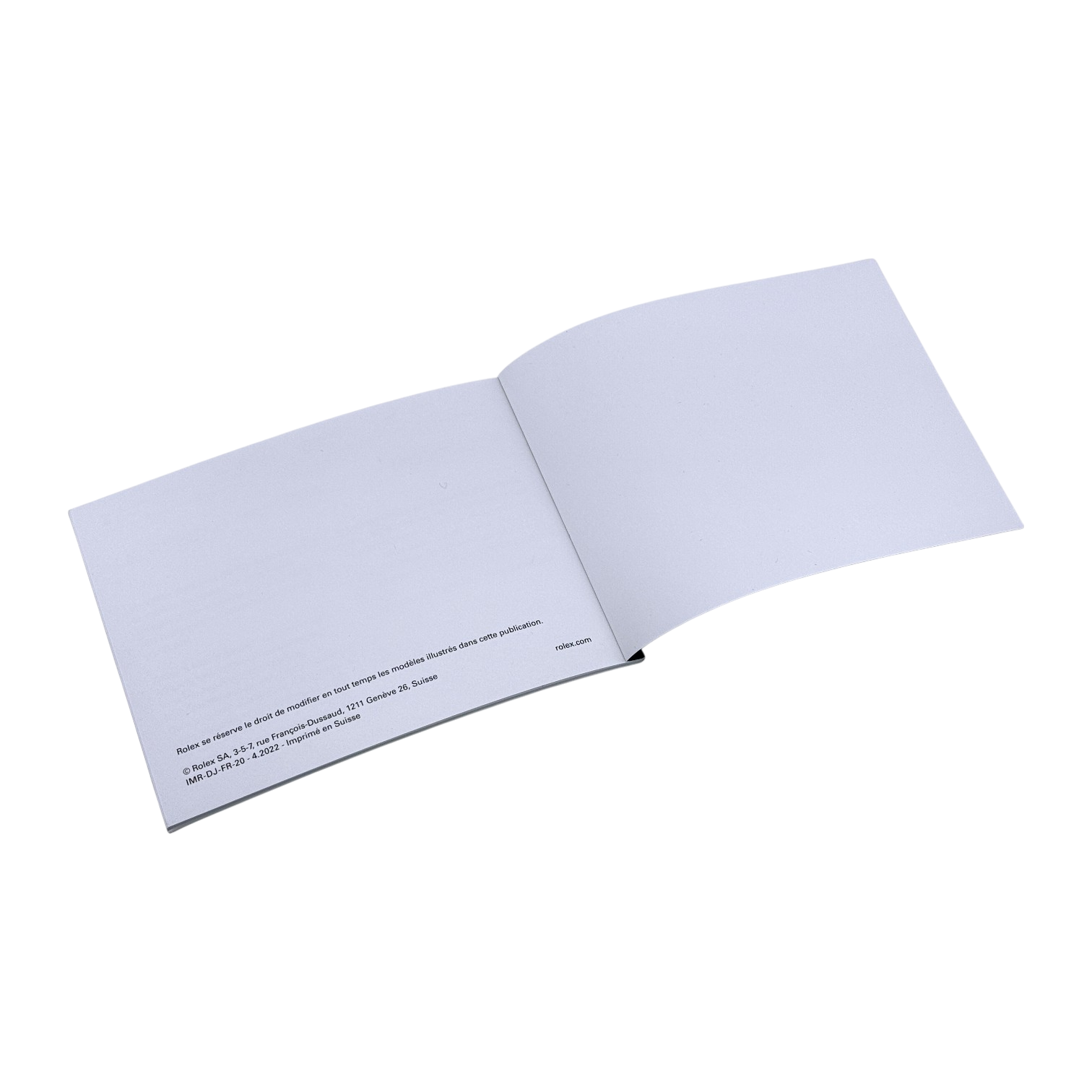Rolex Datejust Booklet Französisch IMR-DJ-FR-20 - 4.2020