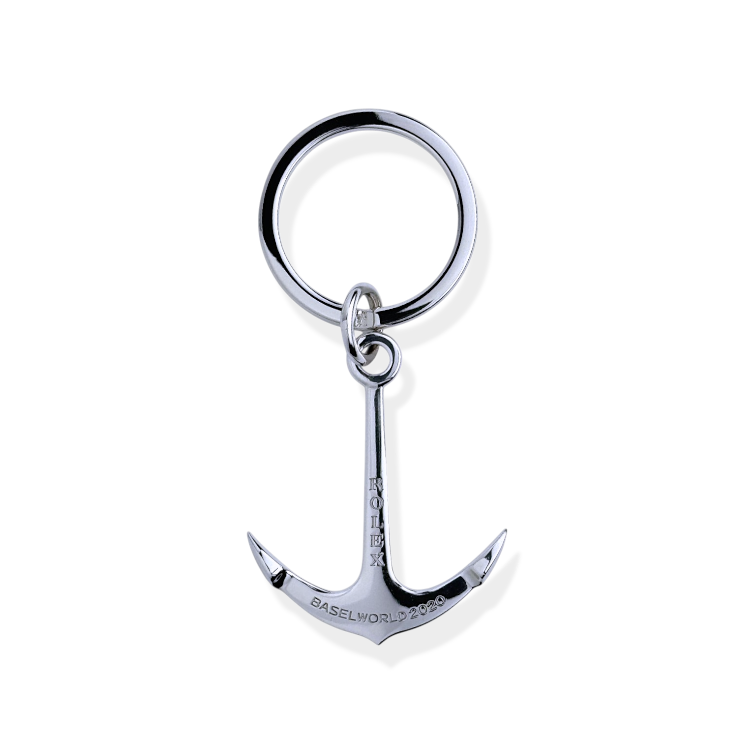 Rolex Edelstahl Schlüsselanhänger Anhänger Baselworld 2020 in Silber