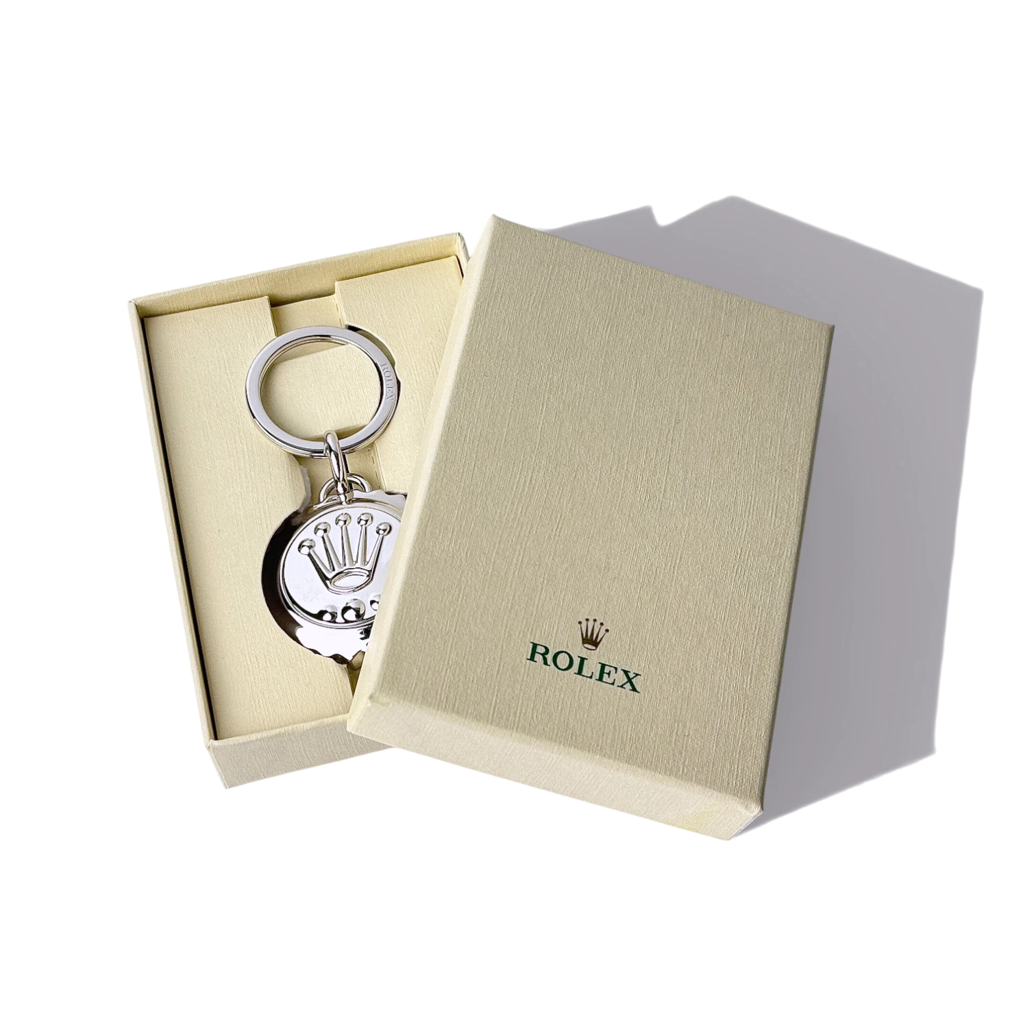 Rolex Edelstahl Schlüsselanhänger, Anhänger in Silber