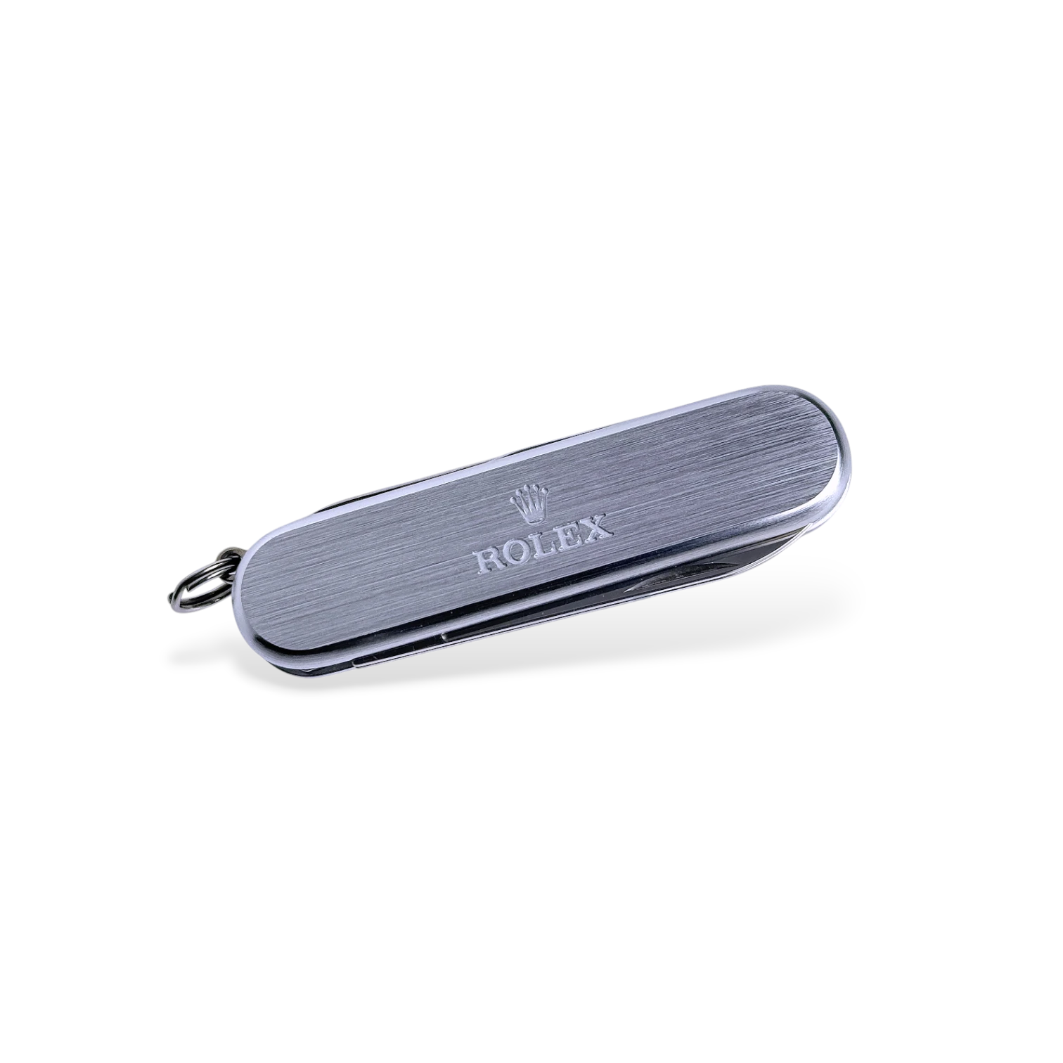 Rolex Edelstahl Taschenmesser, Messer in Silber