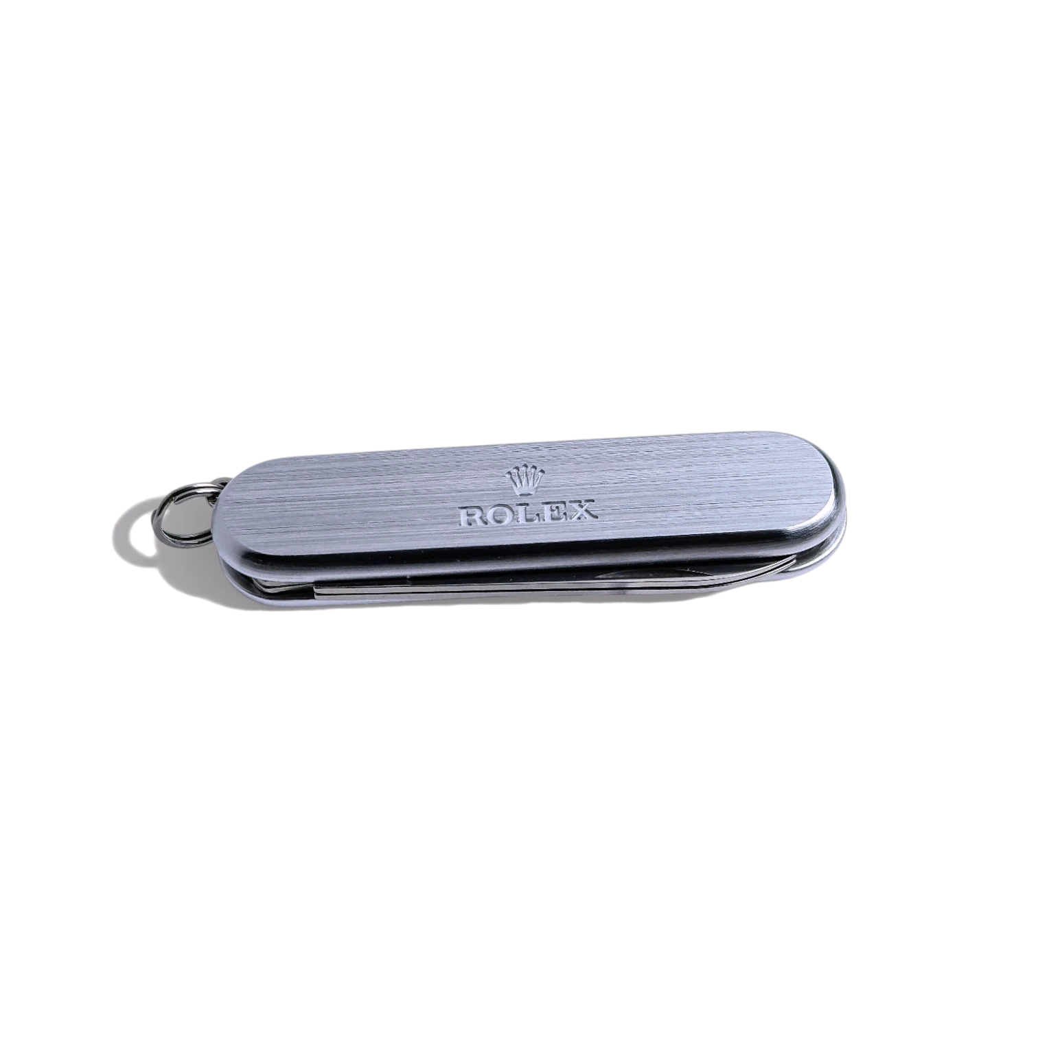 Rolex Edelstahl Taschenmesser, Messer in Silber