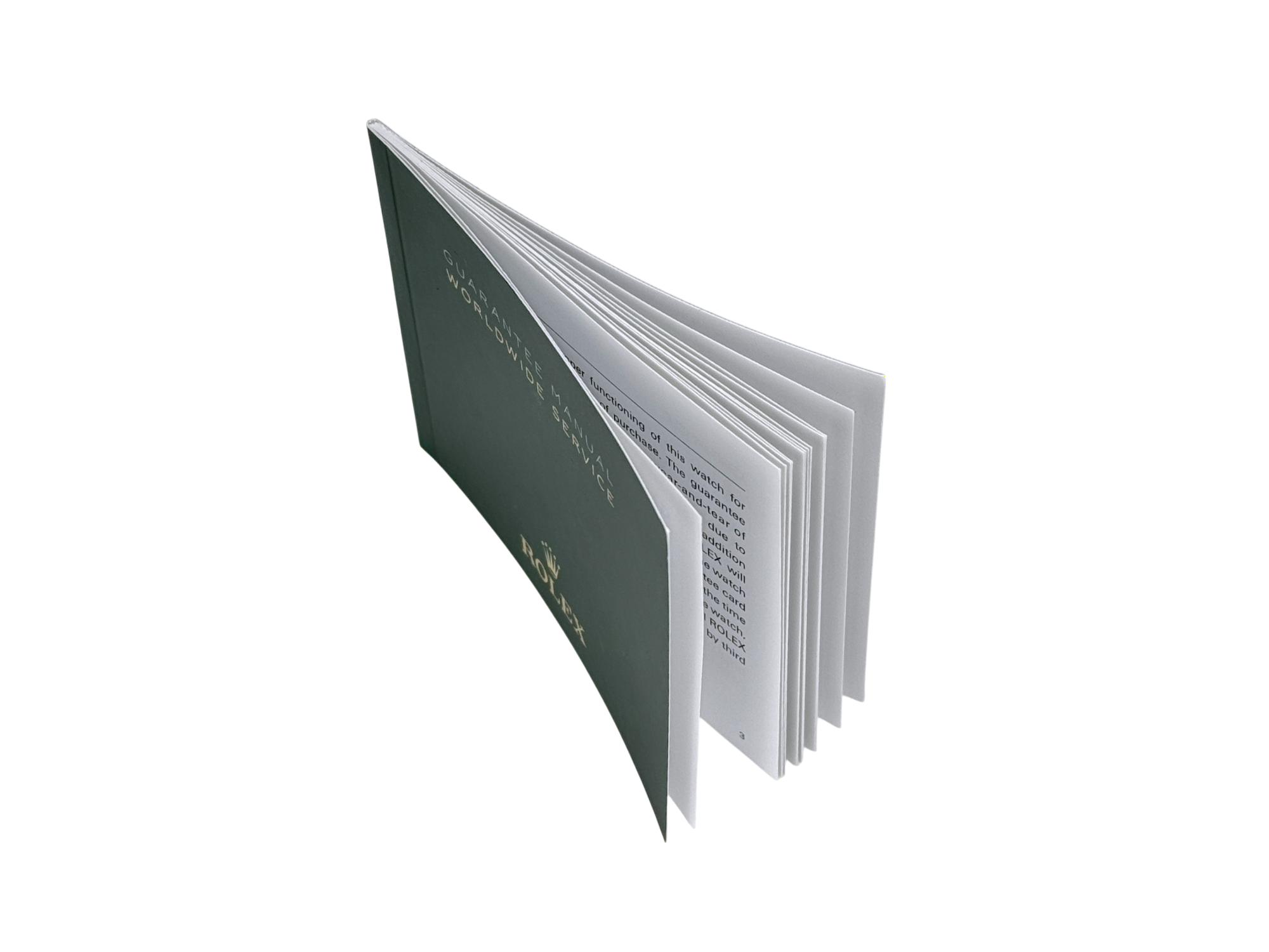 Rolex Garantie Handbuch guarantee manual worldwide service booklet Ref. RGM-INT-01