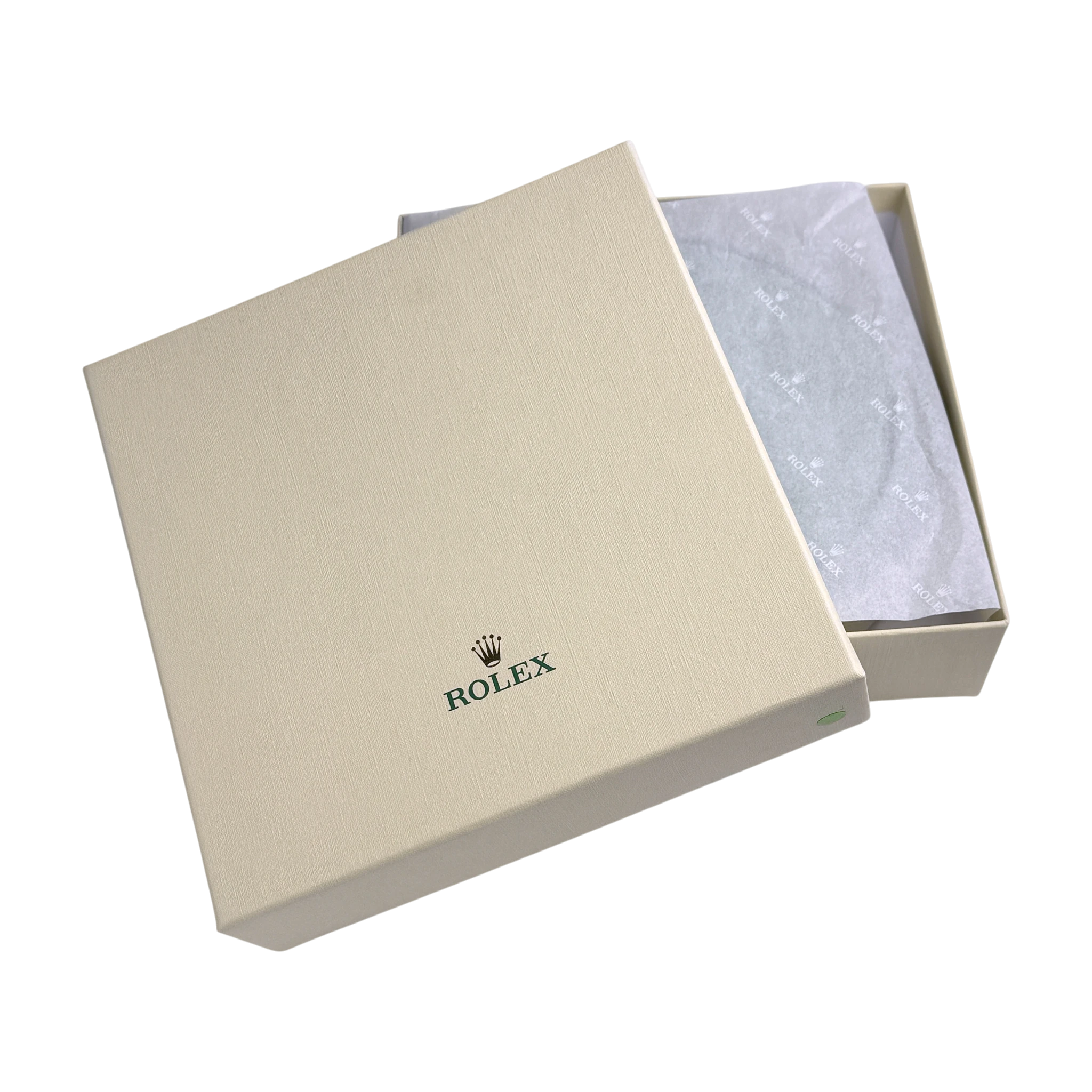 Rolex Leder Ablageschale Taschenleerer Tablett Organizer Set Beige/Grün tray