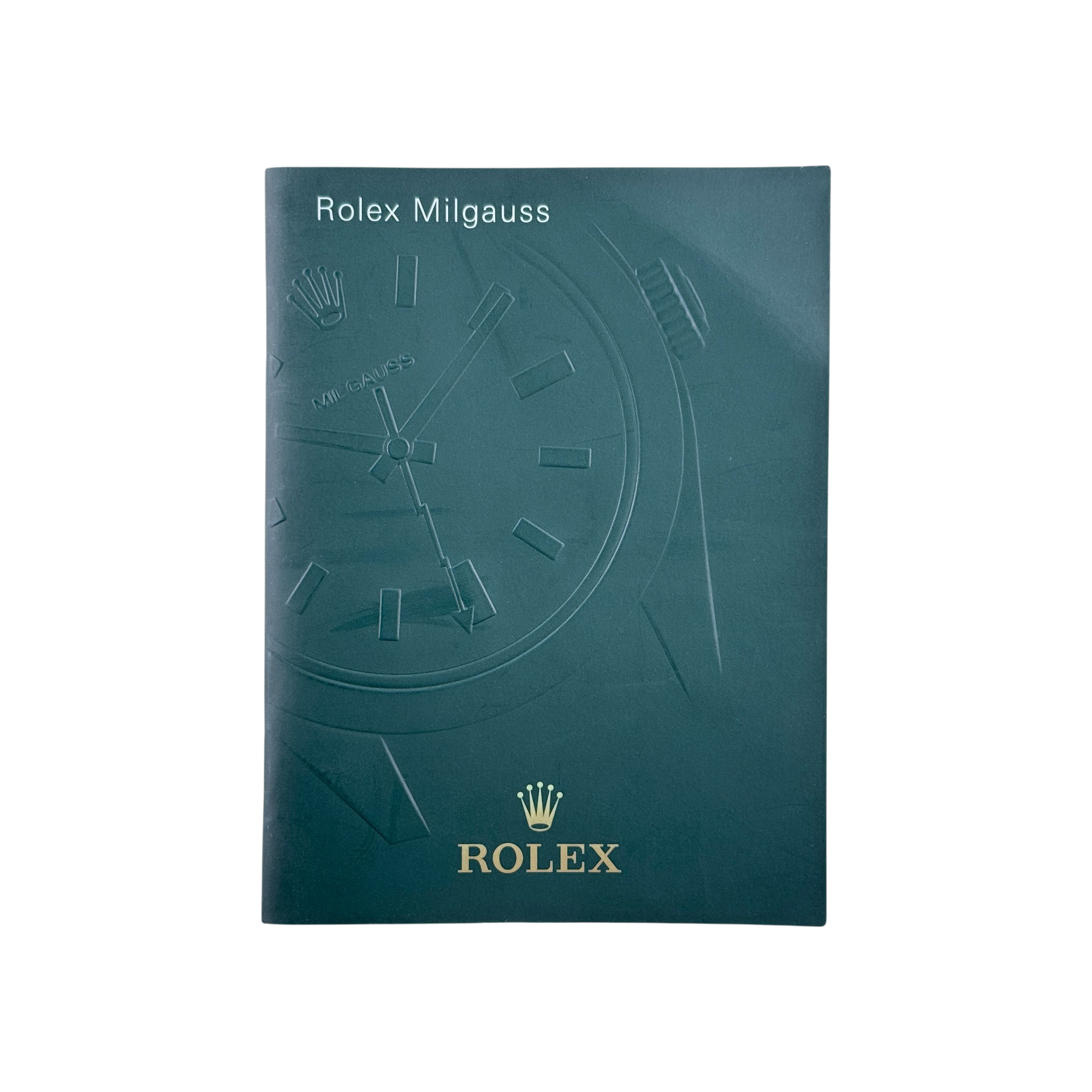 Rolex Milgauss Handbuch Anleitung booklet Italienisch Ref. 605.35 I - 1.2008