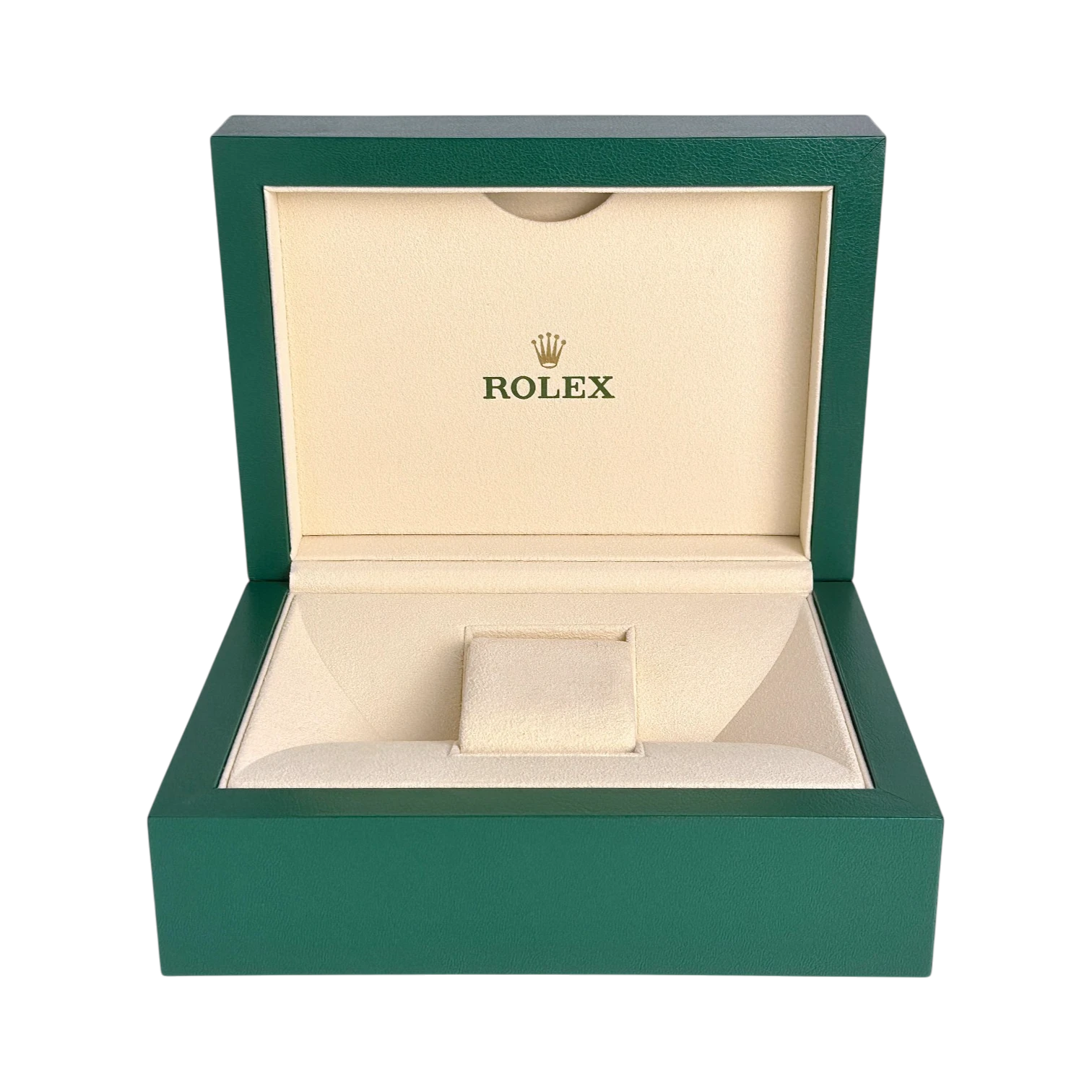 Rolex Oyster L Uhrenbox Grün/Beige - Box mit Umkarton Ref. 39141.01