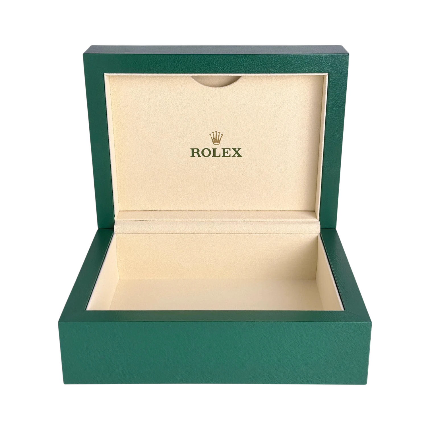 Rolex Oyster L Uhrenbox Grün/Beige - Box mit Umkarton Ref. 39141.01