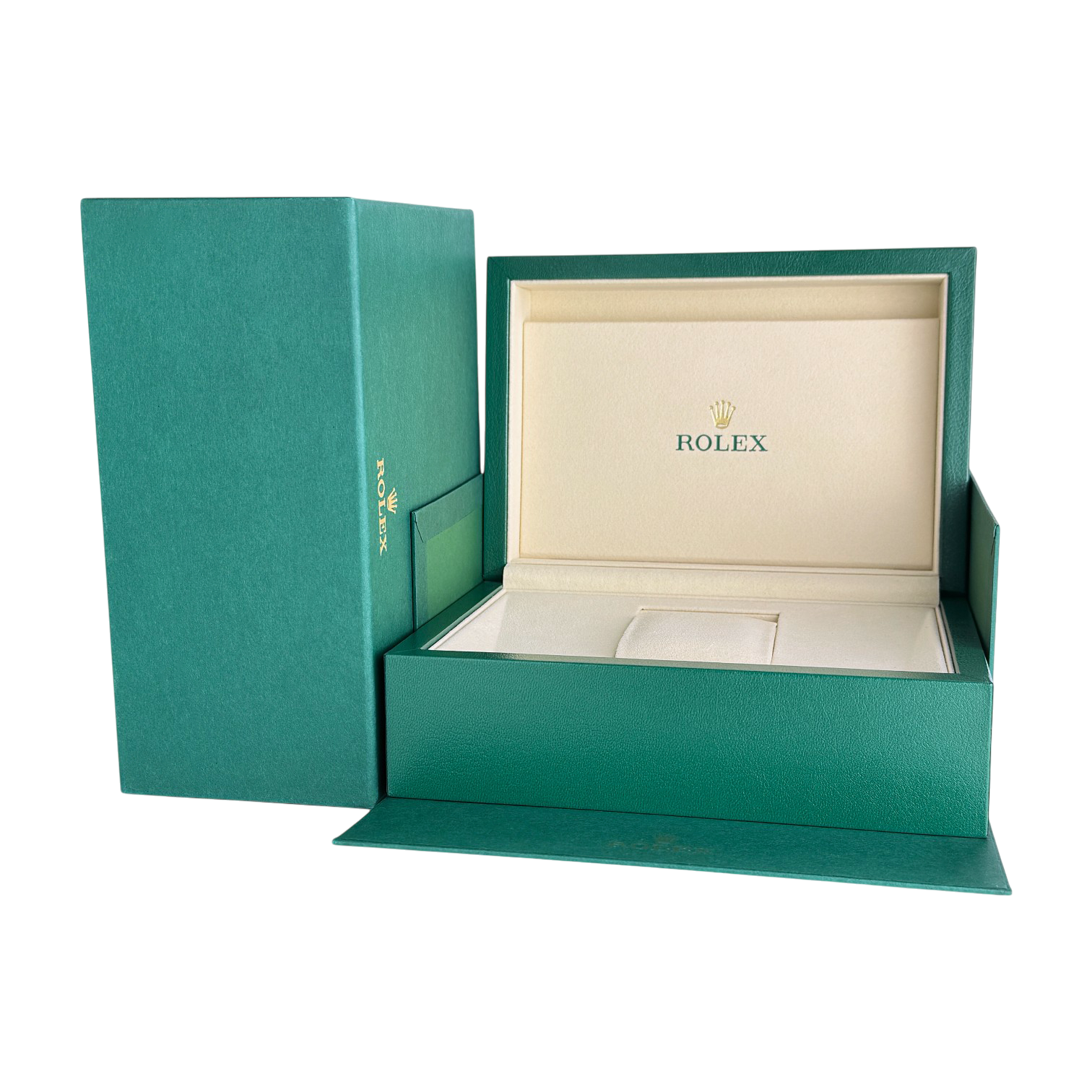 Rolex Oyster M Eco Uhrenbox Box Umkarton Grün Beige watch box green Rolex Oyster M Eco Uhrenbox Box Umkarton Grün Beige watch box green 53491