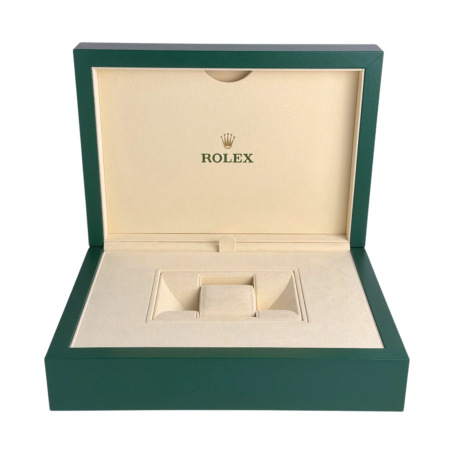 Rolex Oyster XL Uhrenbox Grün/Beige - Box mit Umkarton Ref. 39143.8064
