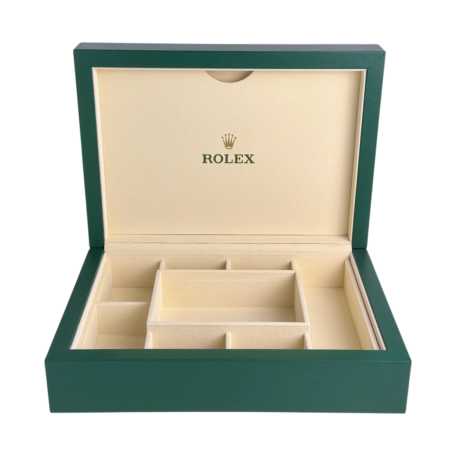 Rolex Oyster XL Uhrenbox Grün/Beige - Box mit Umkarton Ref. 39143.8064